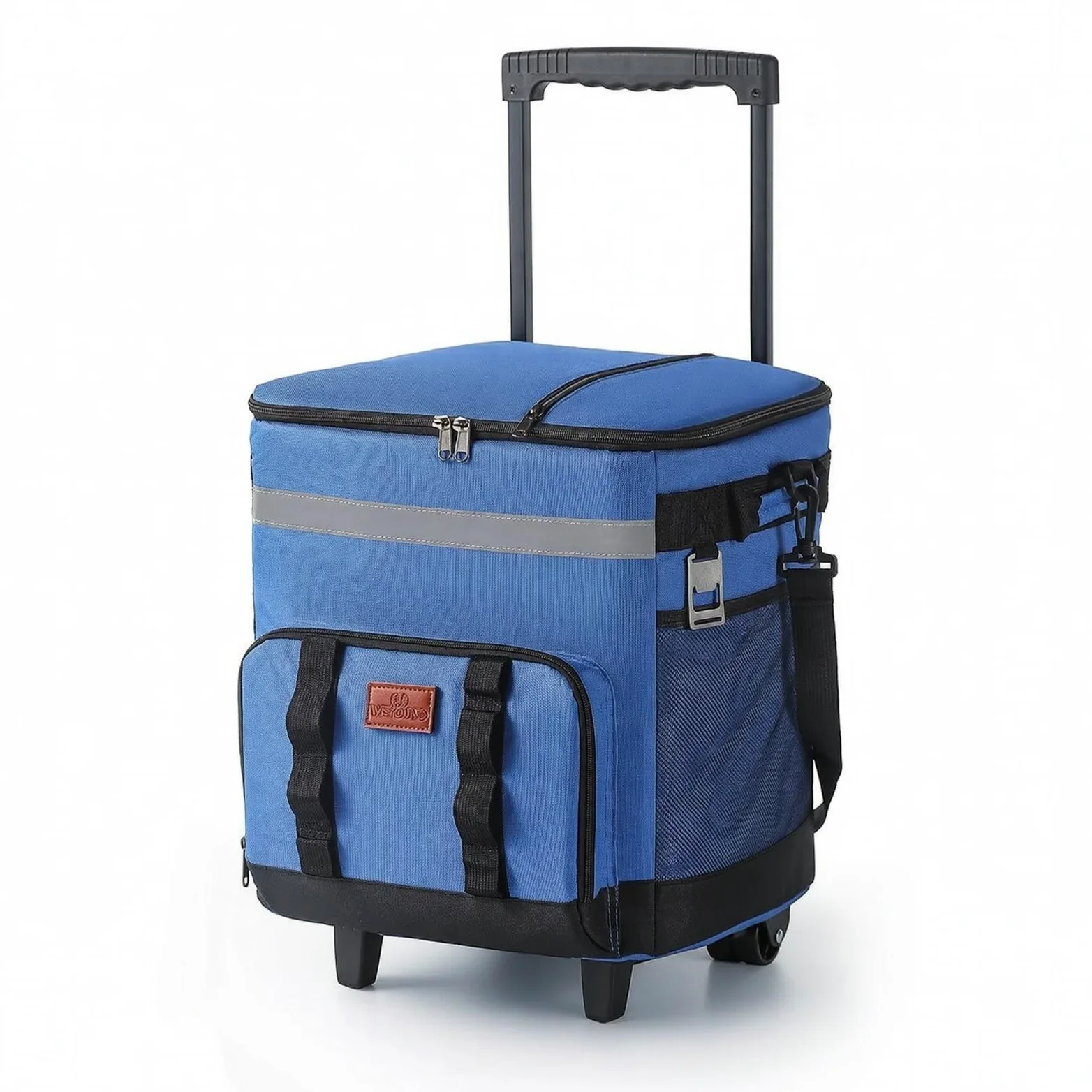 Chariot Glacière à roulettes Portable | Roulant, Sac Isotherme à Roulettes, Pliable, pour Camping, Familles, Campeurs