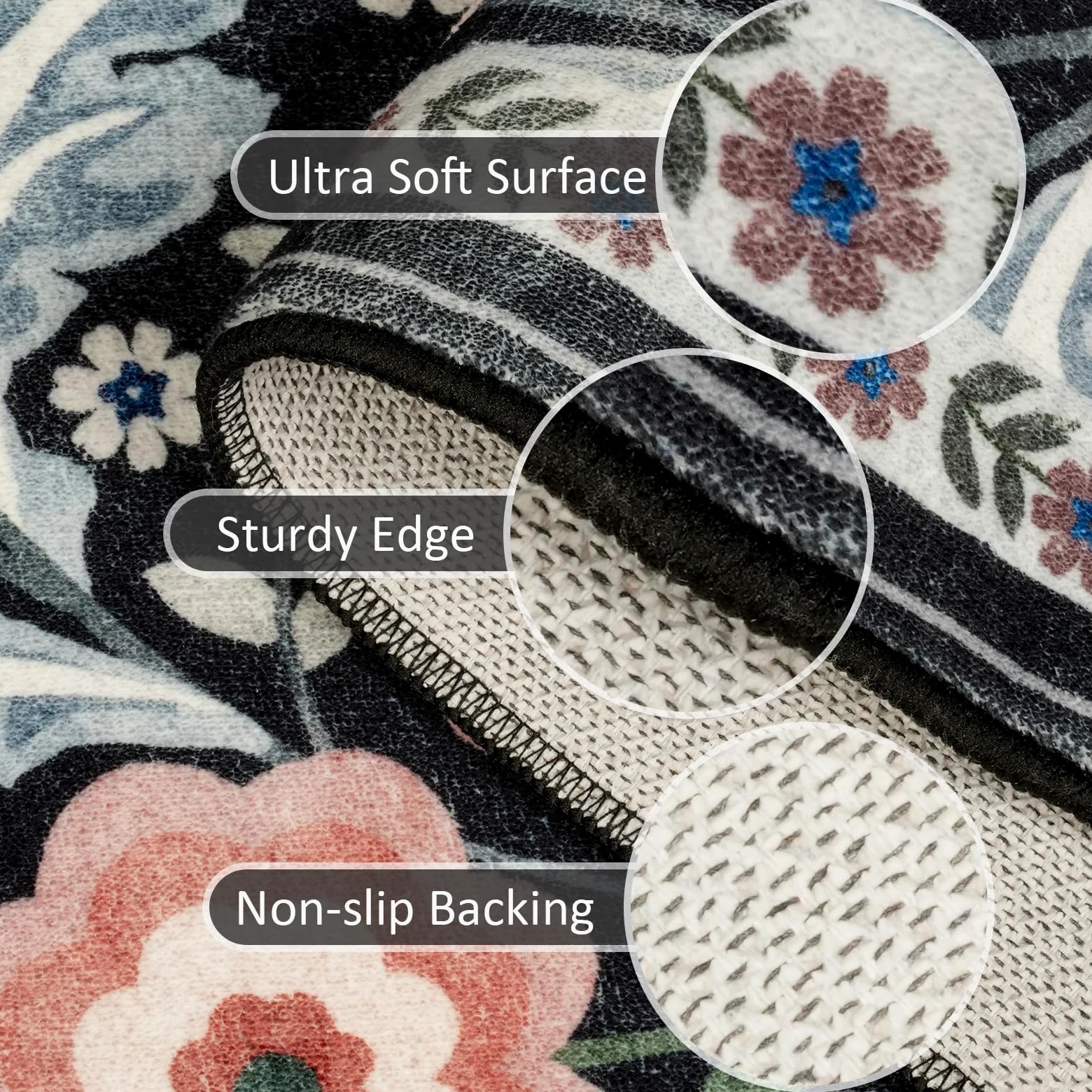 Tapis lavable pour le salon