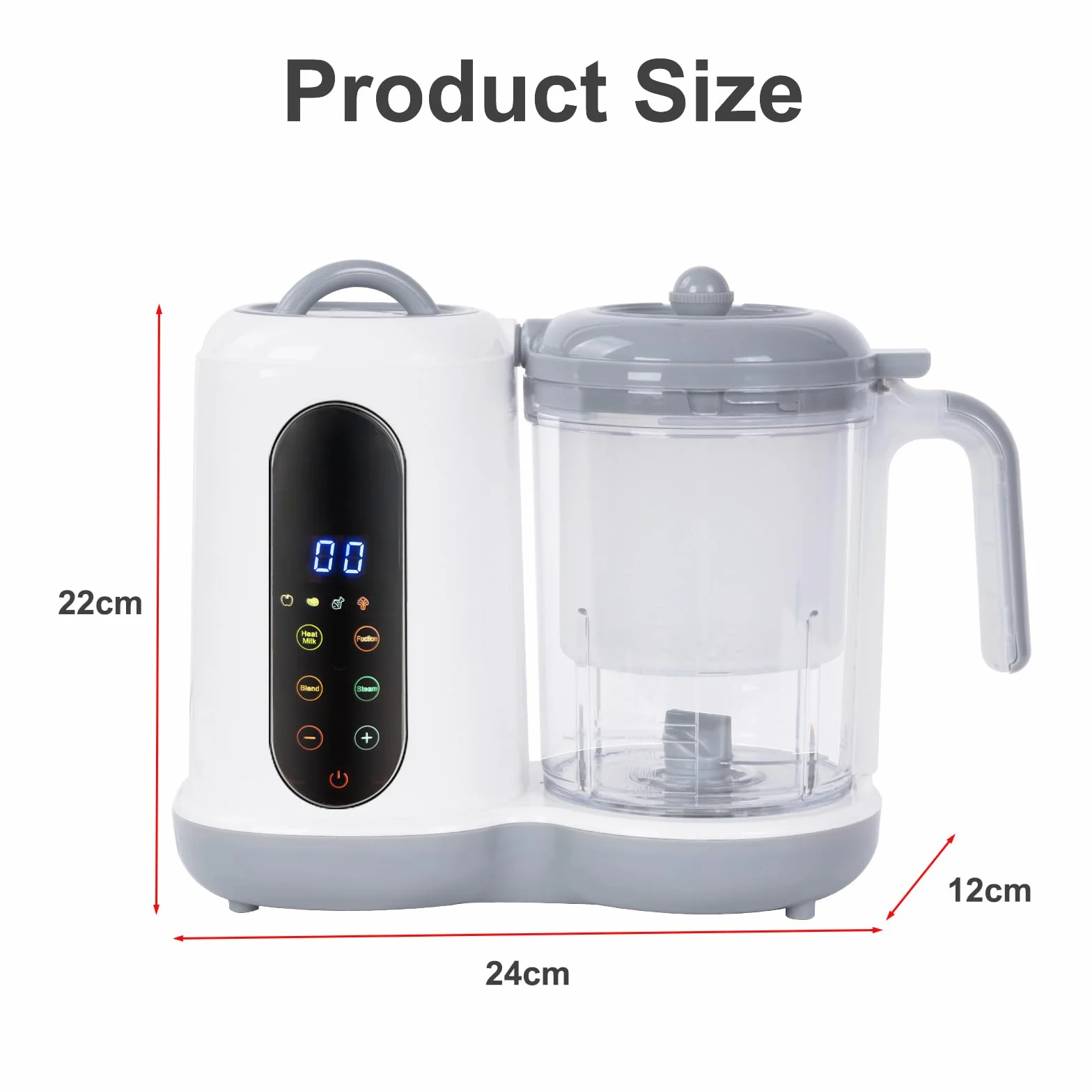 Robot Bébé 4 en 1 Mixeur-Cuiseur Vapeur, Diversification Alimentaire Multifonctions