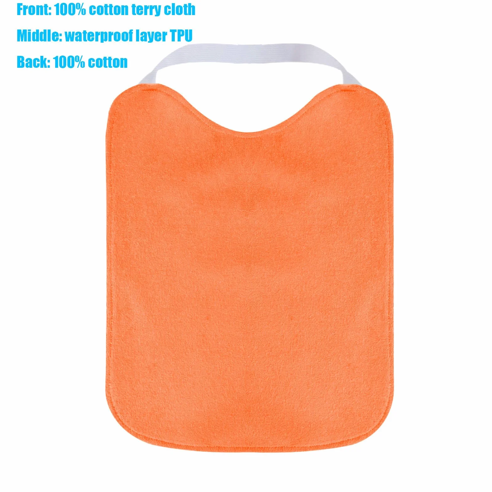 SLOSH Bavoir Imperméable Bébé Élastique Maternelle Lavable 0-3 ans