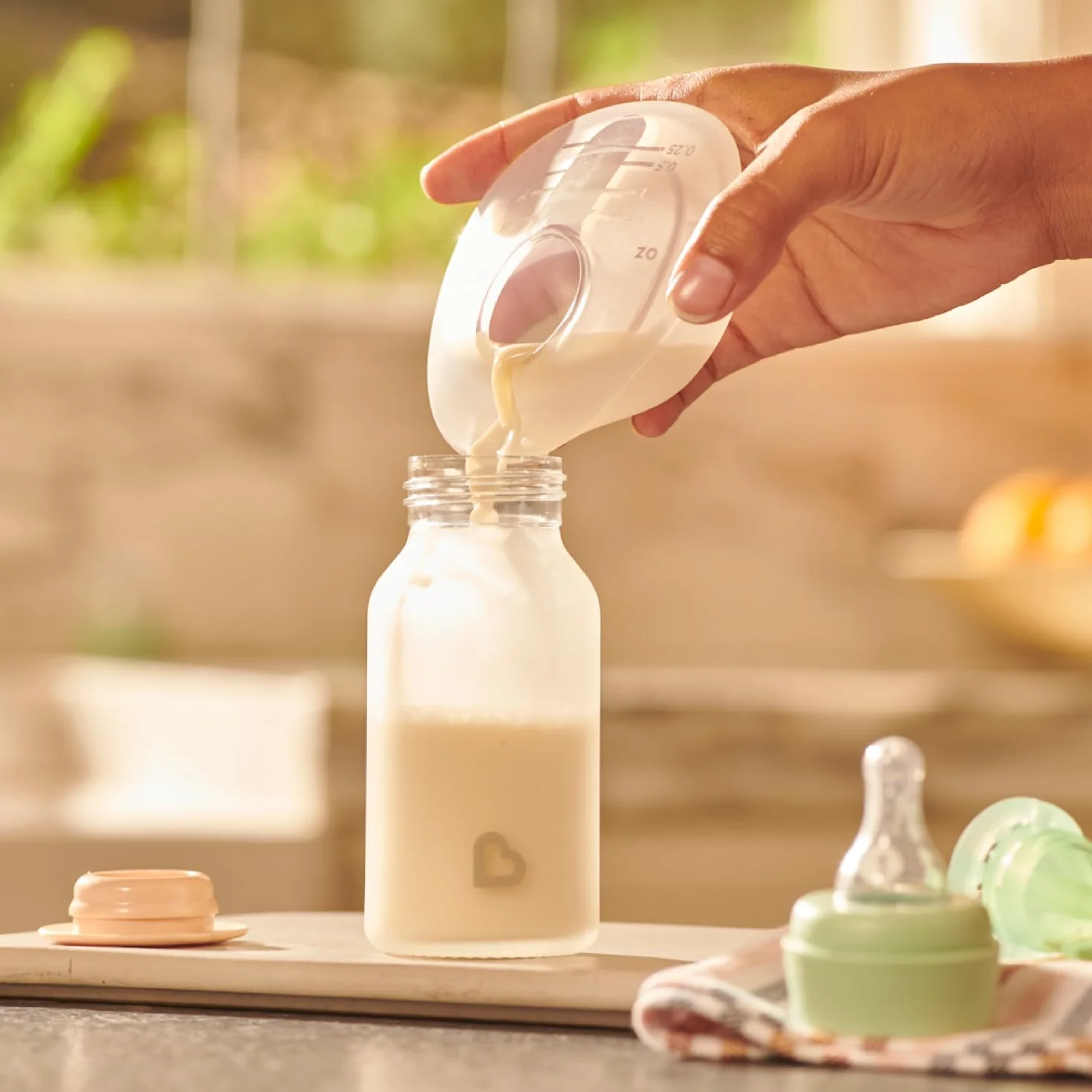 Munchkin Collecteur de Lait Maternel en Silicone pour Allaitement