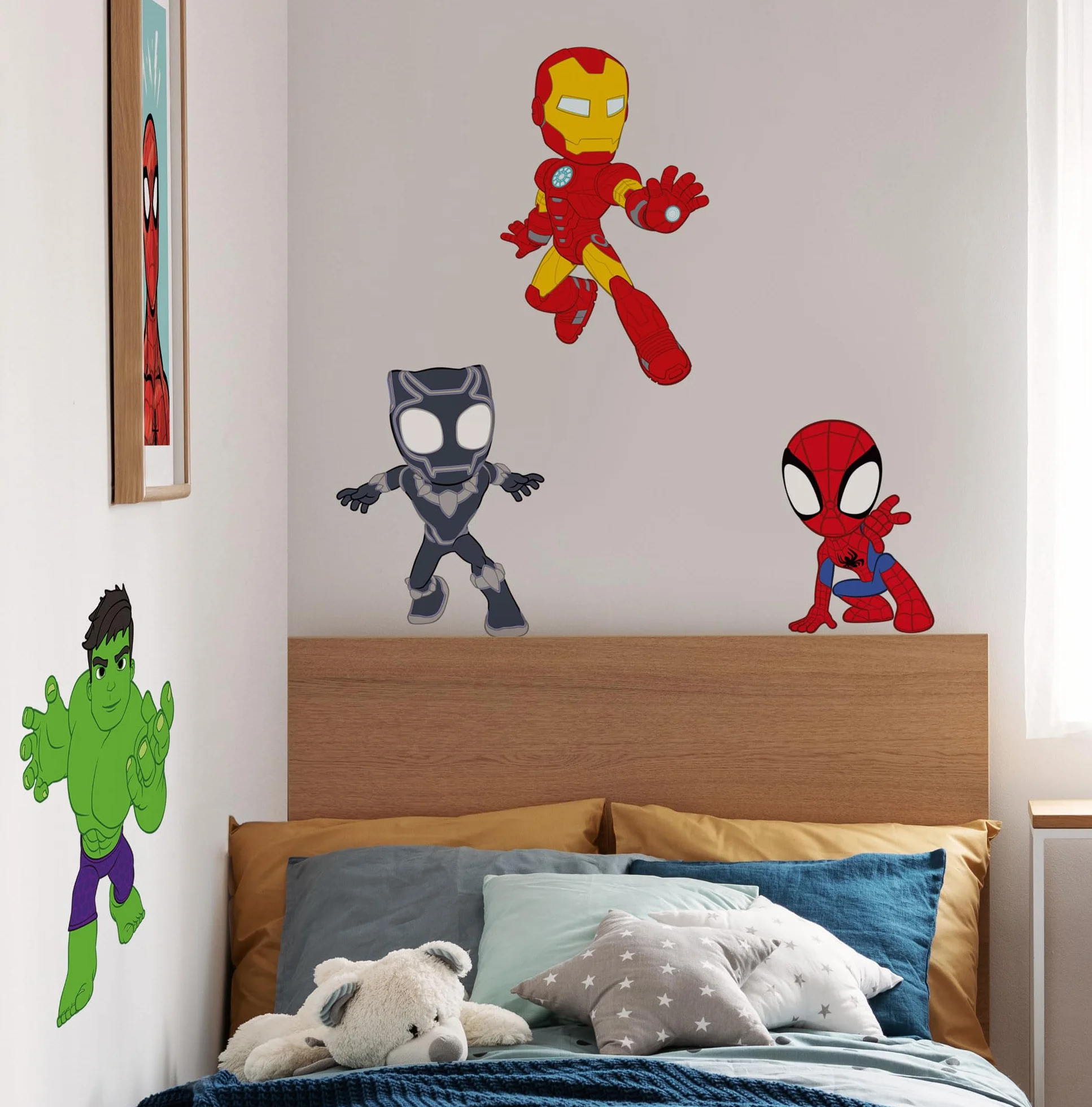 Komar Sticker mural Spidey and His Amazing Friends Power Group 50 x 70 cm Marvel