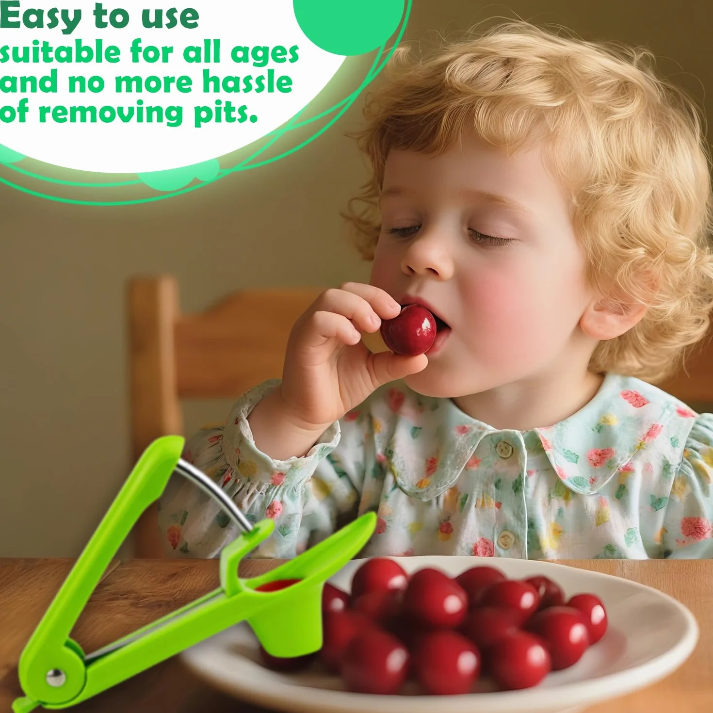 Dénoyauteur à cerises et olives en acier inoxydable, Cherry Pitter manuel pour olives, cerises, dattes