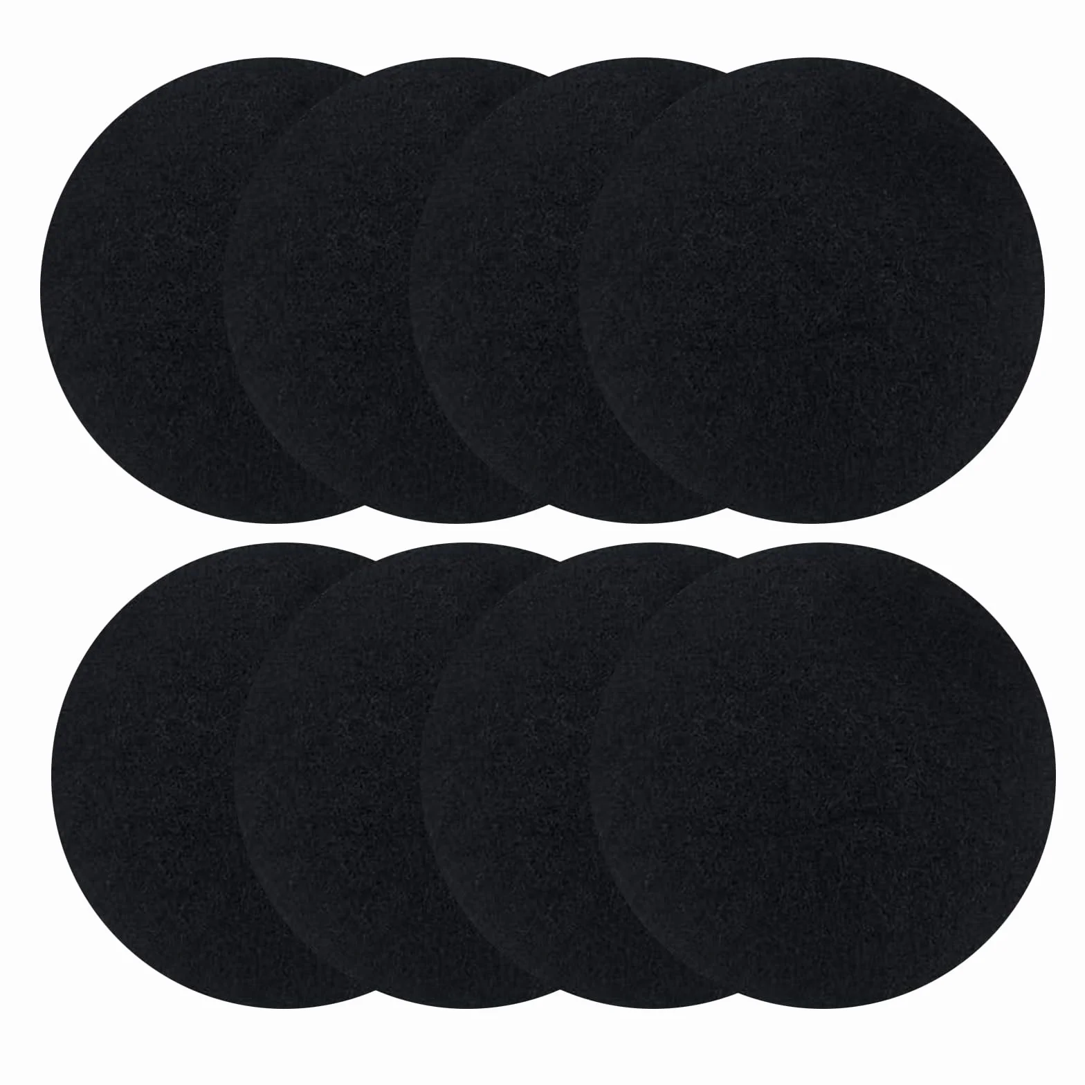 Filtres à Charbon Actif Anti-Odeur pour Poubelles à Compost Ronds 8 Pièces, Jusqu'à 17 cm