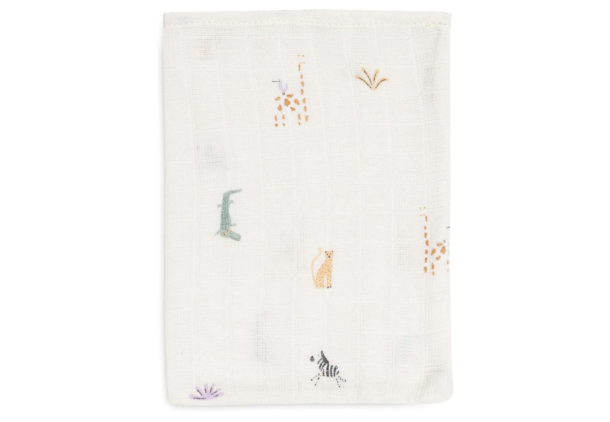 Jollein Jungle Jambo Lot de 3 Serviettes de Toilette bébé 100% Coton 15 x 20 cm Oeko-Tex