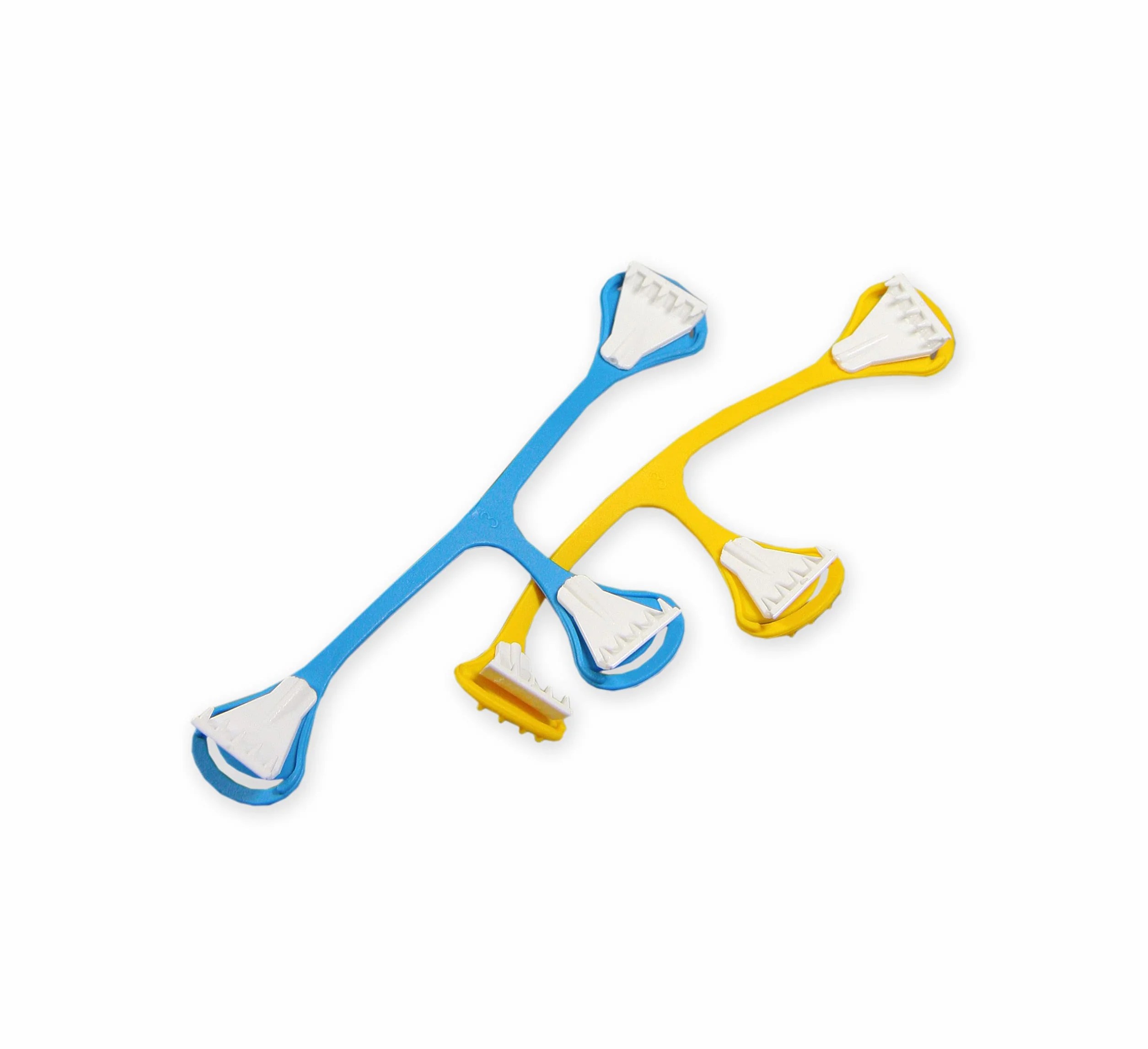 Snappi Fermeture pour couches en mousseline pré-pliées Lot de 2 Taille 1 (petit) (jaune/bleu)