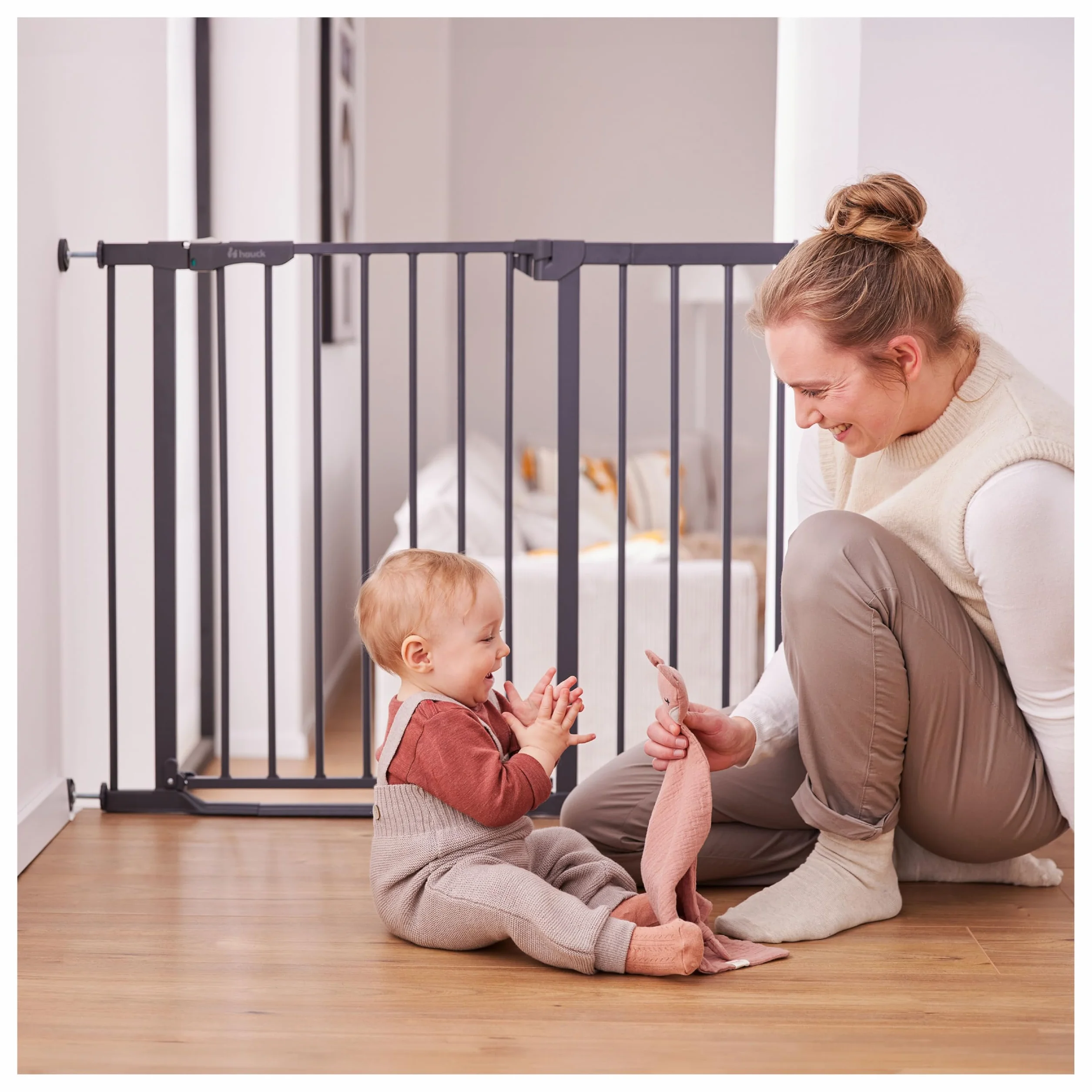 Hauck Extension 21 cm Barrière de Sécurité Enfant Métal Noir
