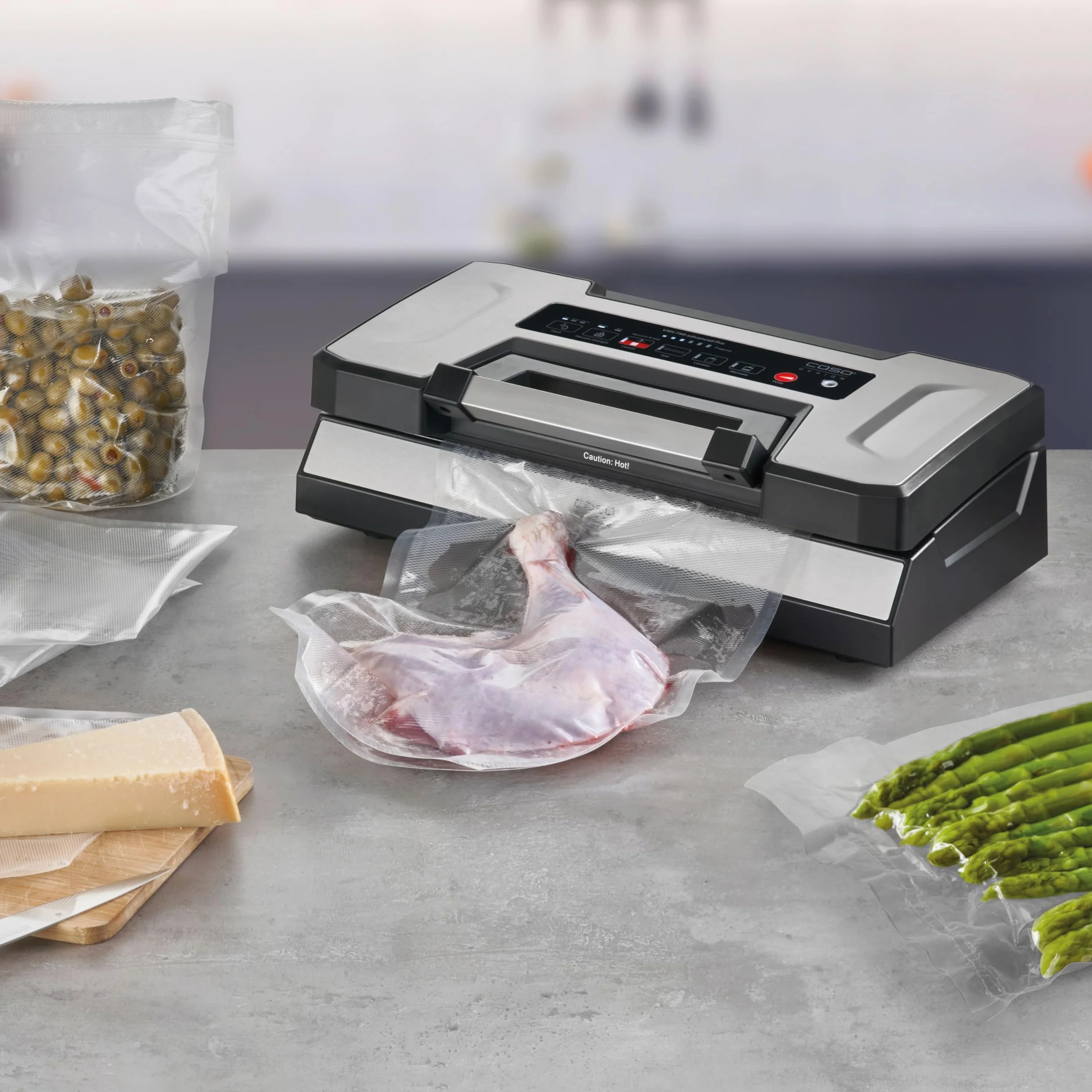 CASO VRH 790 advanced Pro Machine sous vide professionnel 200 mises sous vide non-stop CASOTEK Liquid double soudure