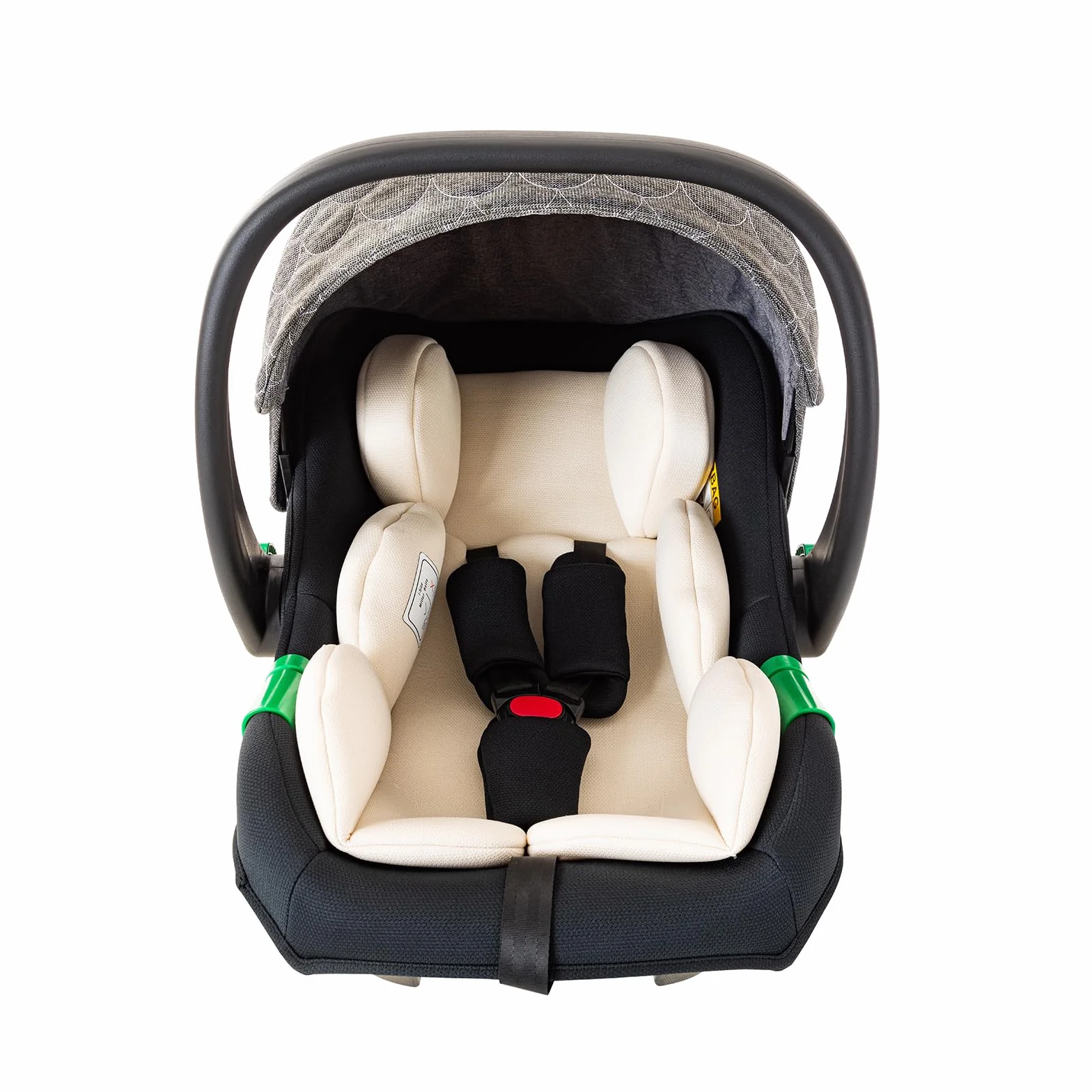 Poussette 3 en 1 Citadine Combinée Tricycle Baby Walker Haute Paysage Landau pour 0-36 Mois Pliante Trolley Bébé H2-DEEPGREY