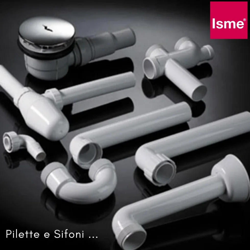 Siphon universel 1"1/2 pour éviers, sortie 40 mm, set siphon en S plastique, autonettoyant avec fixation lave-vaisselle