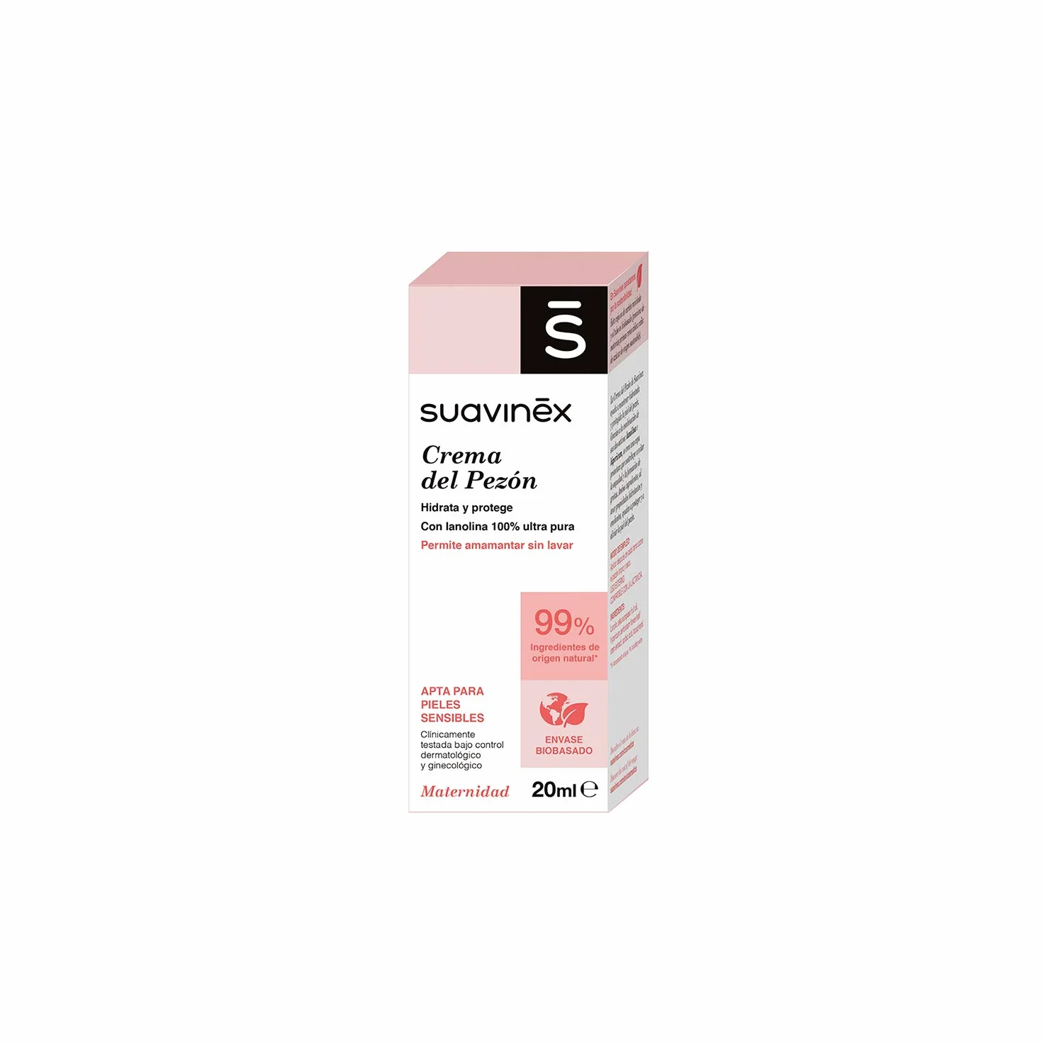 Suavinex Crème de soin du mamelon 20 ml allaitement 99% ingrédients naturels