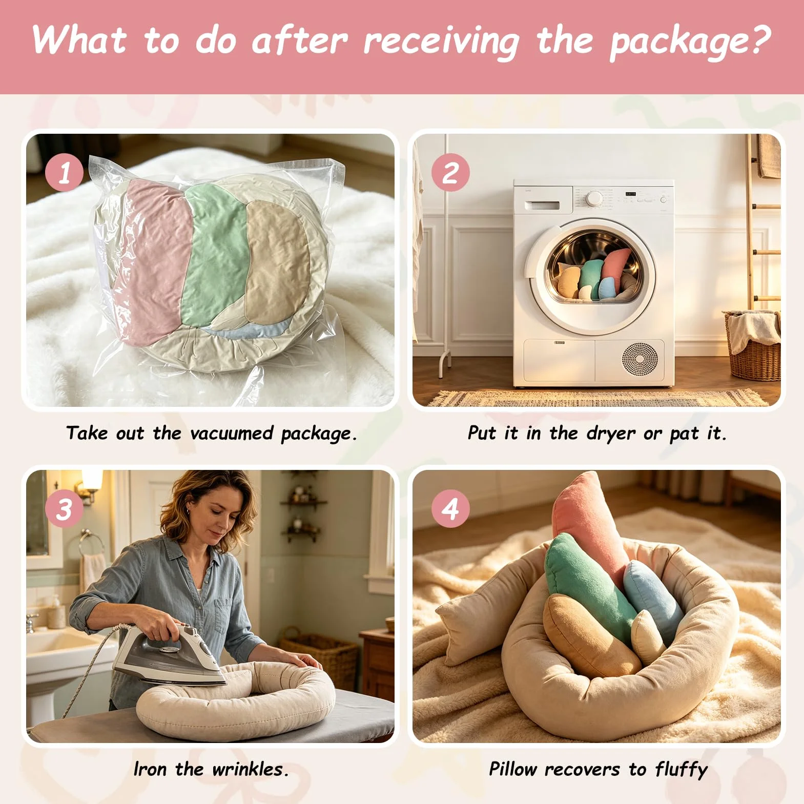 Oreiller de Photographie pour Bébé Nouveau-né, Accessoires Respirants et Doux pour Séance Photo