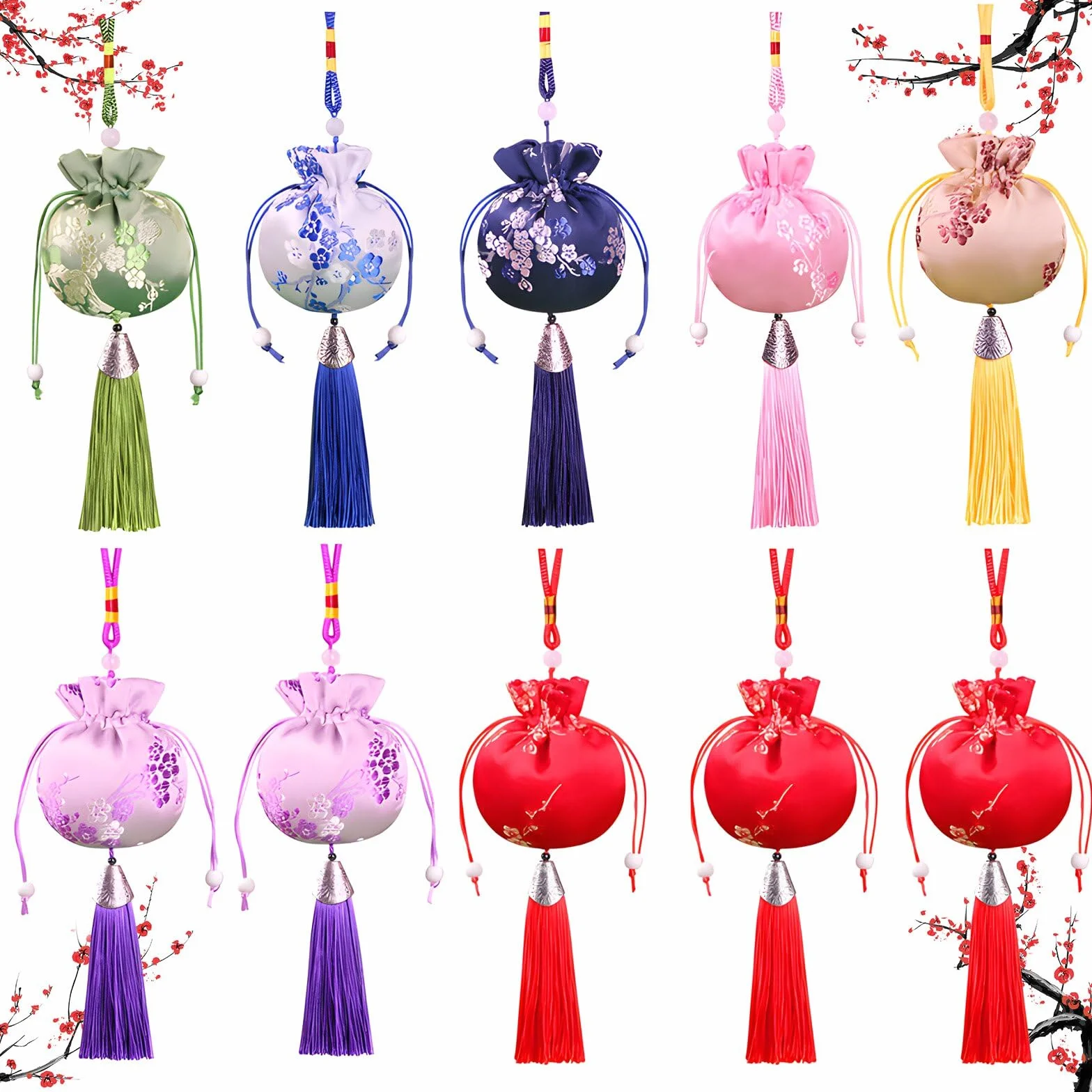Sacs de Lavande Toile et Lin pour Armoires 10 PCS