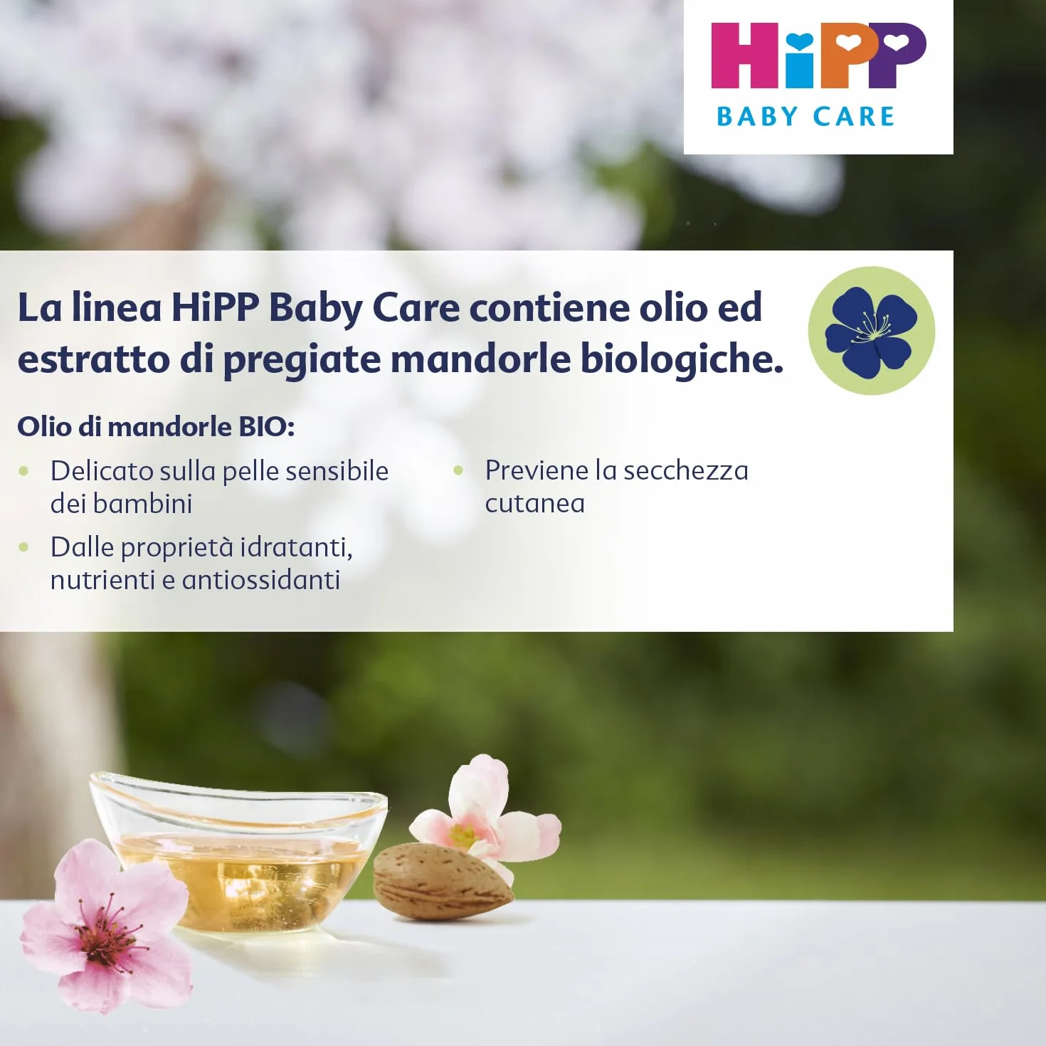 HiPP Recharge mousse nettoyante Baby Care 250 ml peaux sensibles extrait d'amande bio