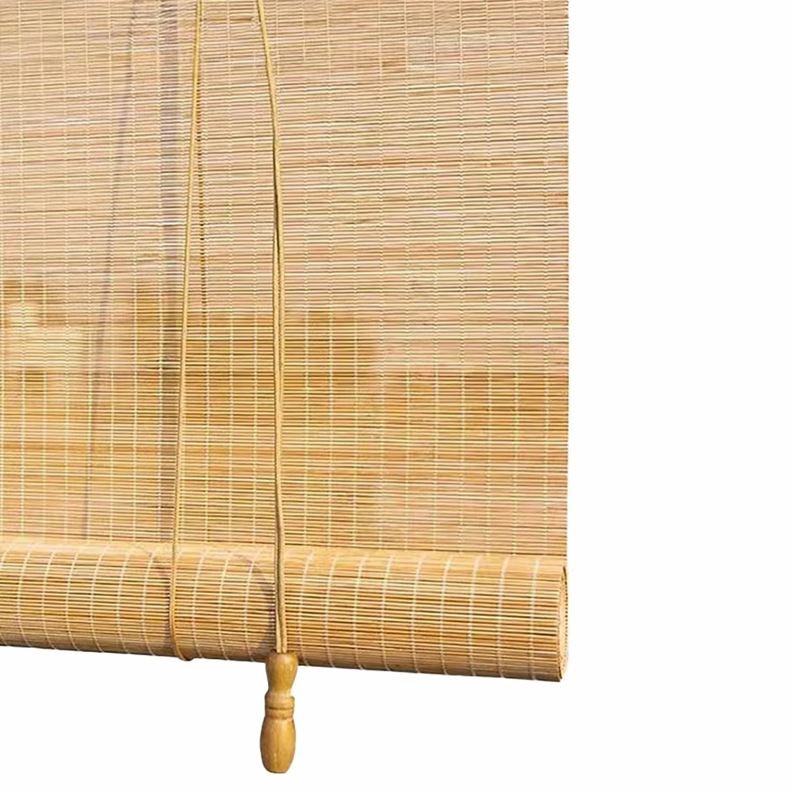 Rideau en Bambou Abat-Jour en Roseau Enroulable, Naturel, Rideaux De Protection, Rideau en Bambou Tissé À La Main, Stores De Patio Pare-Soleil, Stores D'intimité Enroulables Extérieurs (Color : C, S