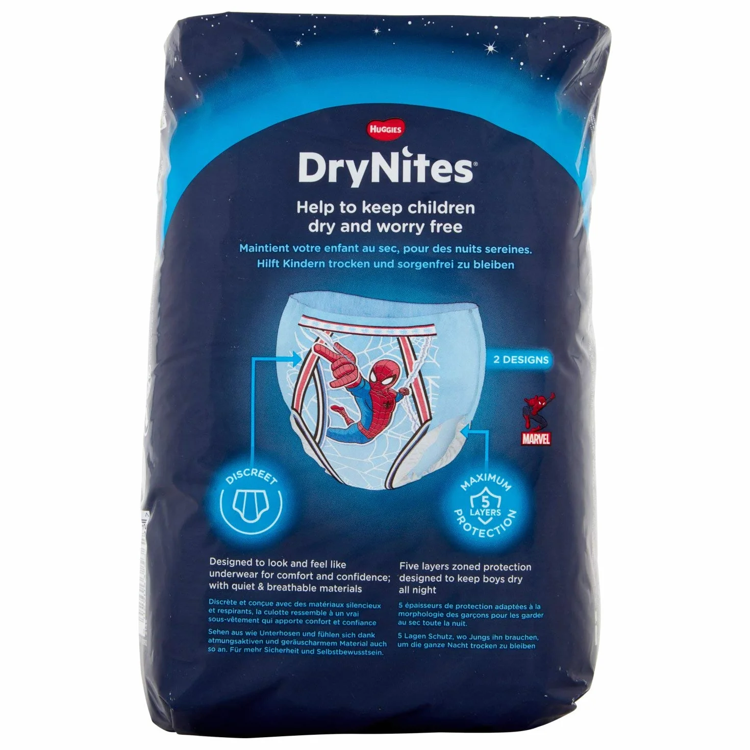 Huggies DryNites Petit garçon 3/5 ans 13/16 kg Lot de 10
