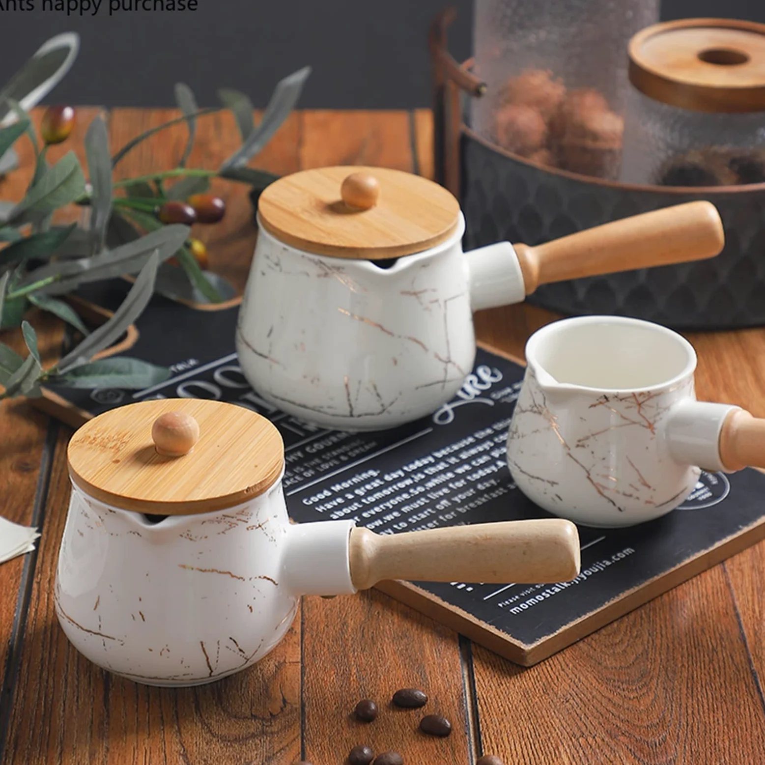 Pot à Lait à café, Pichet Traditionnel en Porcelaine, Pichet à Lait en céramique Motif Platine Pichet à Lait à café Accessoires de café Restaurant avec Couvercle Ustensiles de Cuisine Lait (Couleur: G