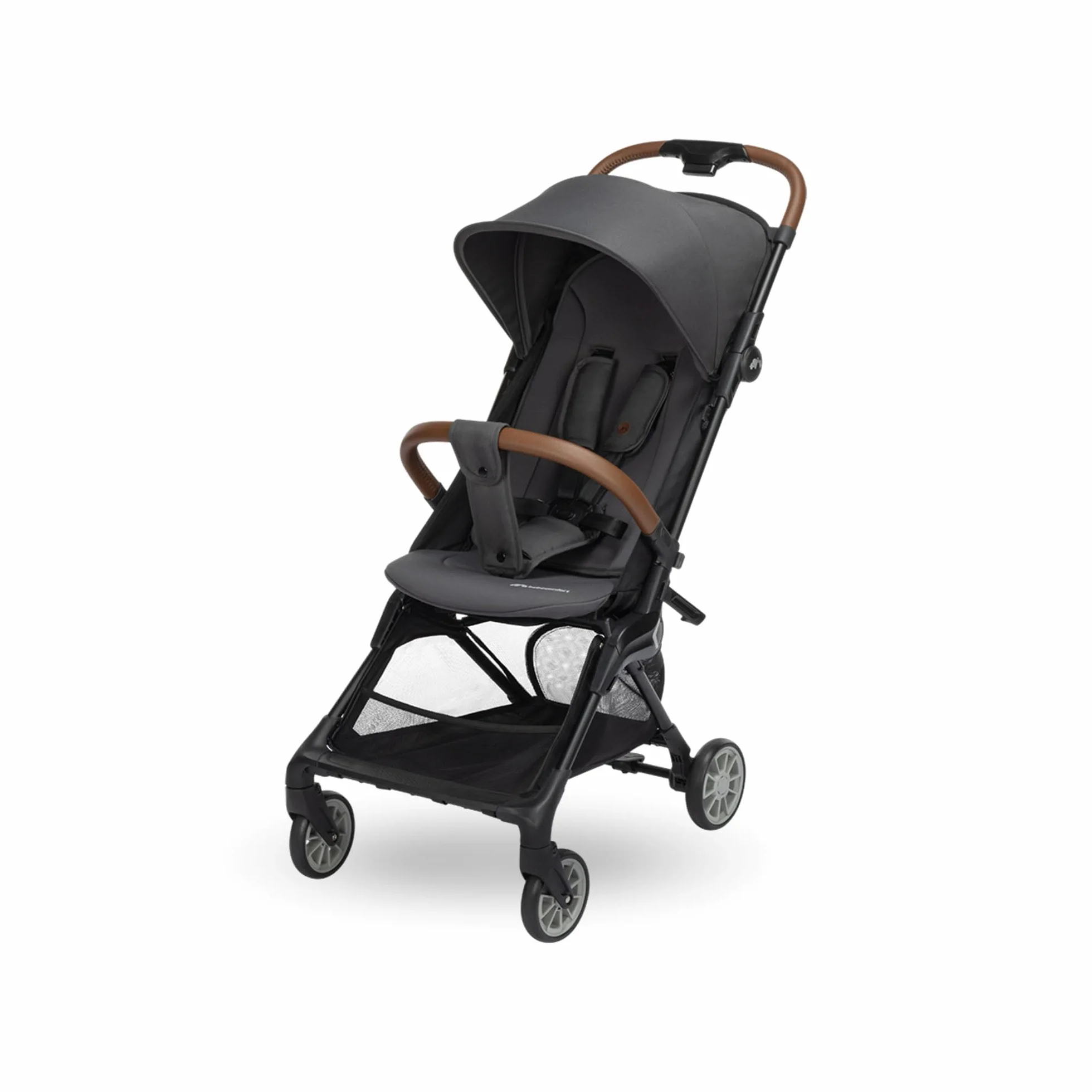 Bebeconfort Zephir poussette bébé compacte 0-4 ans 22 kg légère 5.6 kg voyage cabine siège inclinable panier Mineral Graphite