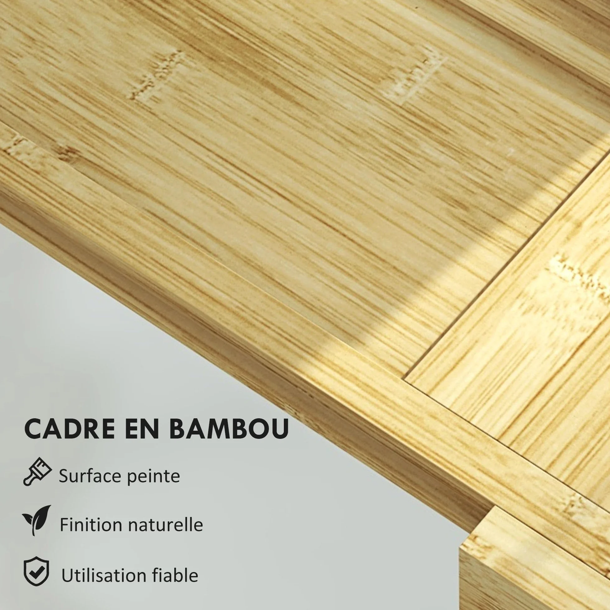 HOMCOM Pont étagère Plateau de Baignoire Extensible en Bambou 75-109 x 23 x 4,5 cm