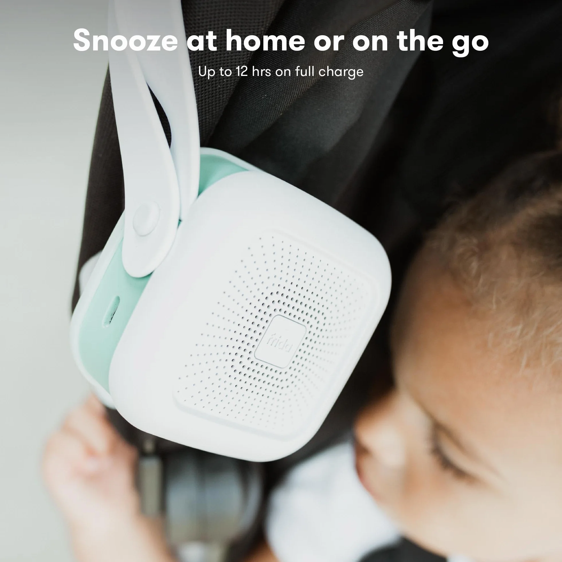 Frida Baby machine sonore portable 2 en 1 pour bébé avec veilleuse, bruit blanc 5 sons apaisants 3 modes