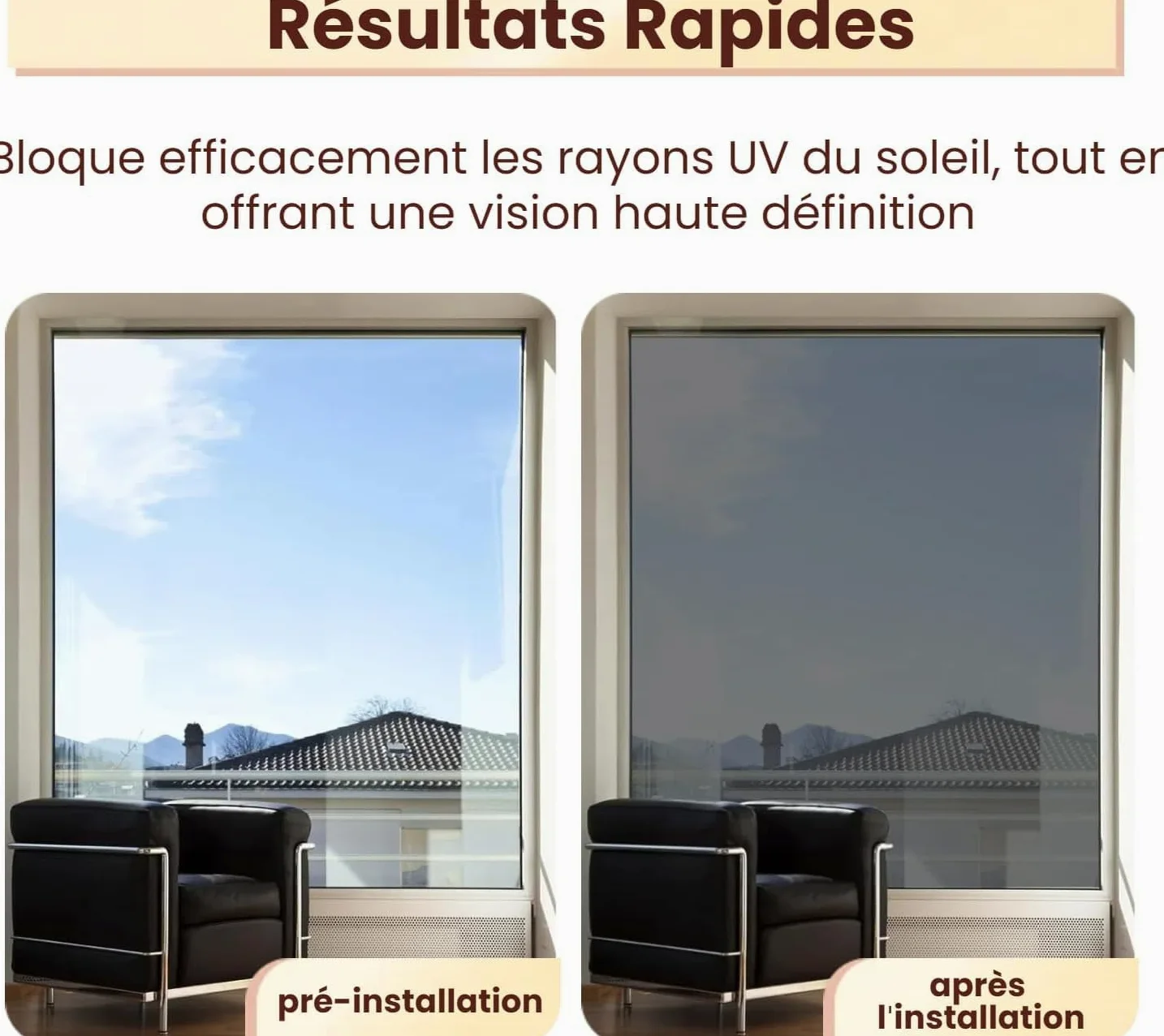 Film Miroir pour fenetre Anti Regard Anti UV avec Kit de Pose Film occultant Fenêtre Bon Effet Miroir Protection de la Vie privée pour Maison Bureau Magasin (Argenté, 90X600(cm))