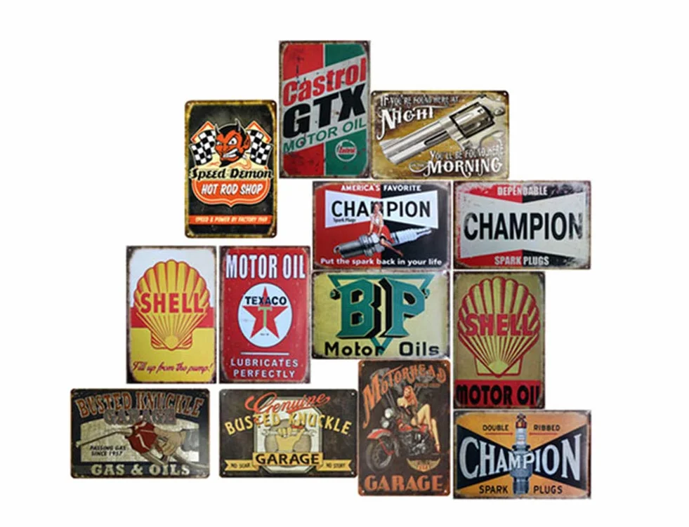 Plaque de Mur en Métal Vintage Signe 20x30cm pour Café Bar Pub