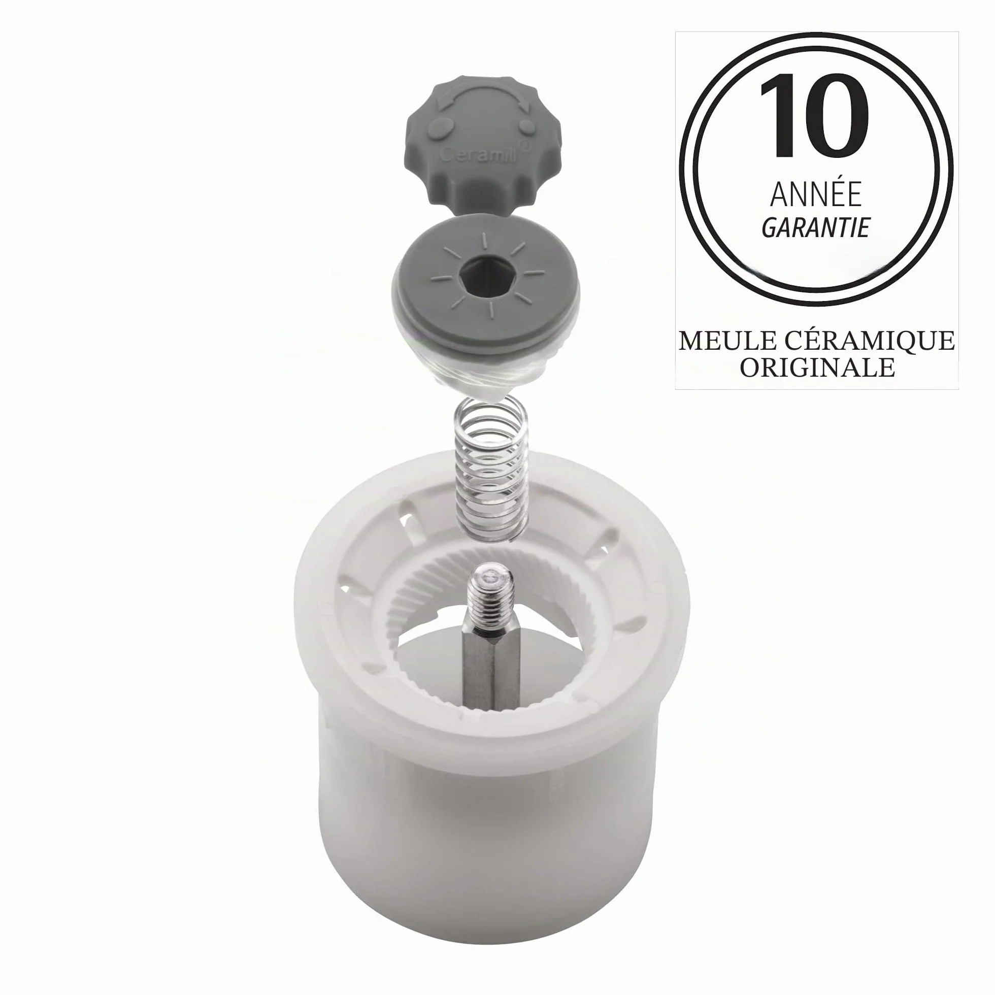 WMF Set de 2 Moulins à épices Verre 14 cm Marron