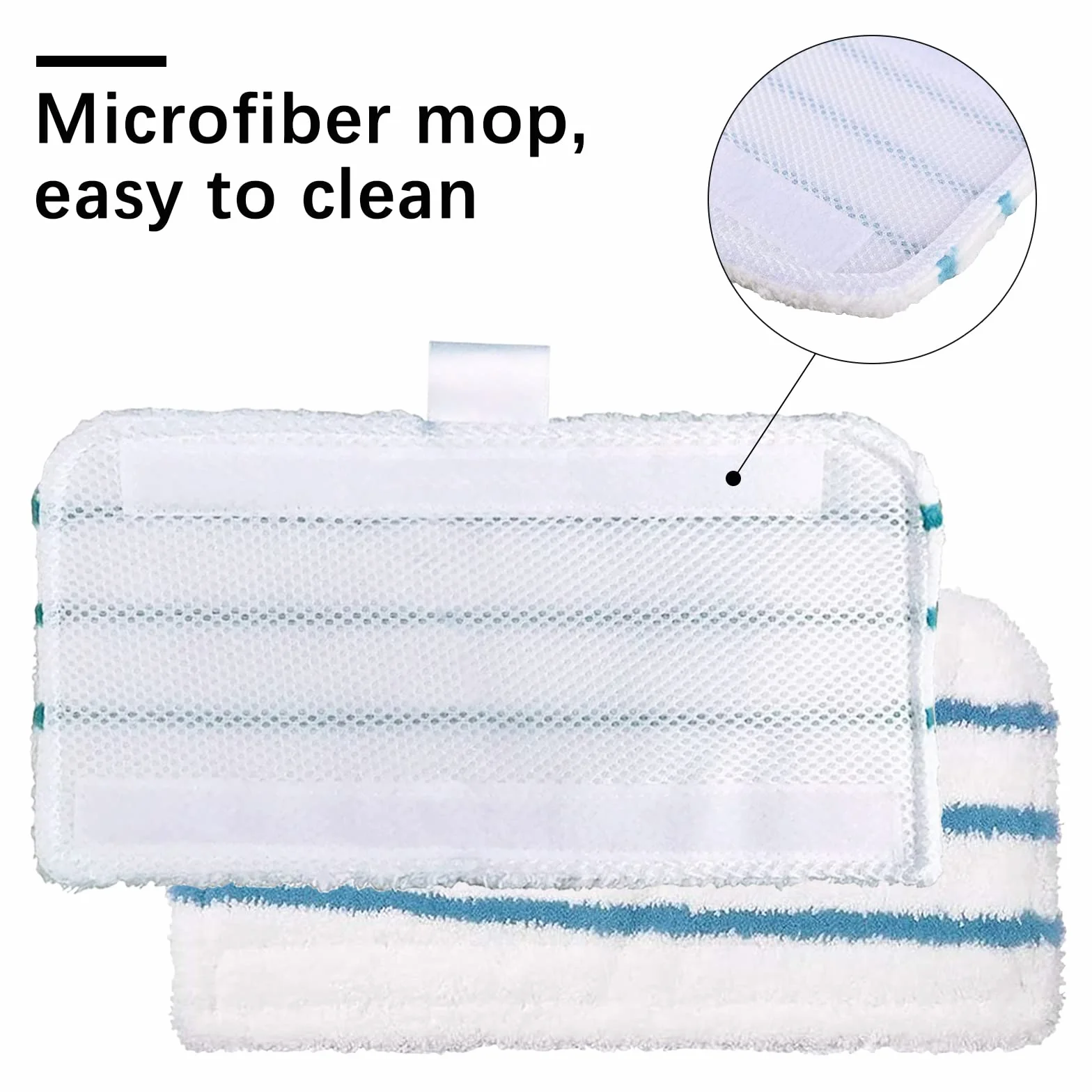 Lingettes pour Black et Decker Balais Vapeur, Accessoire pour FSM1630, FSM1616, FSMH13E5, FSM1321, FSM1605, FSMH13151SM, FSMP20, FSM1620, FSM1621, FSM1630, FSM1500