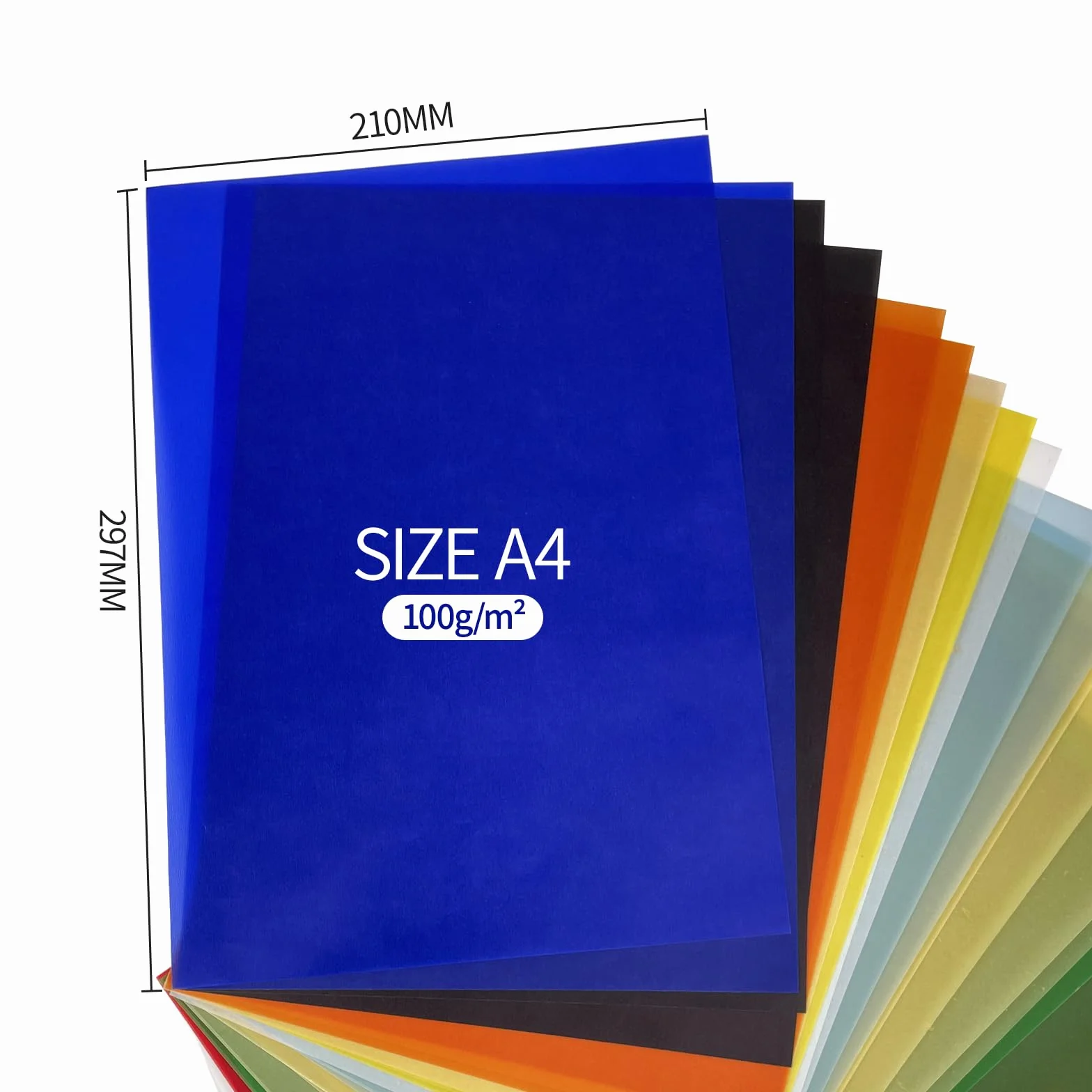 Papier Calque Couleur A4 100g/m² 210x297mm 12 Couleurs CHALVIOR