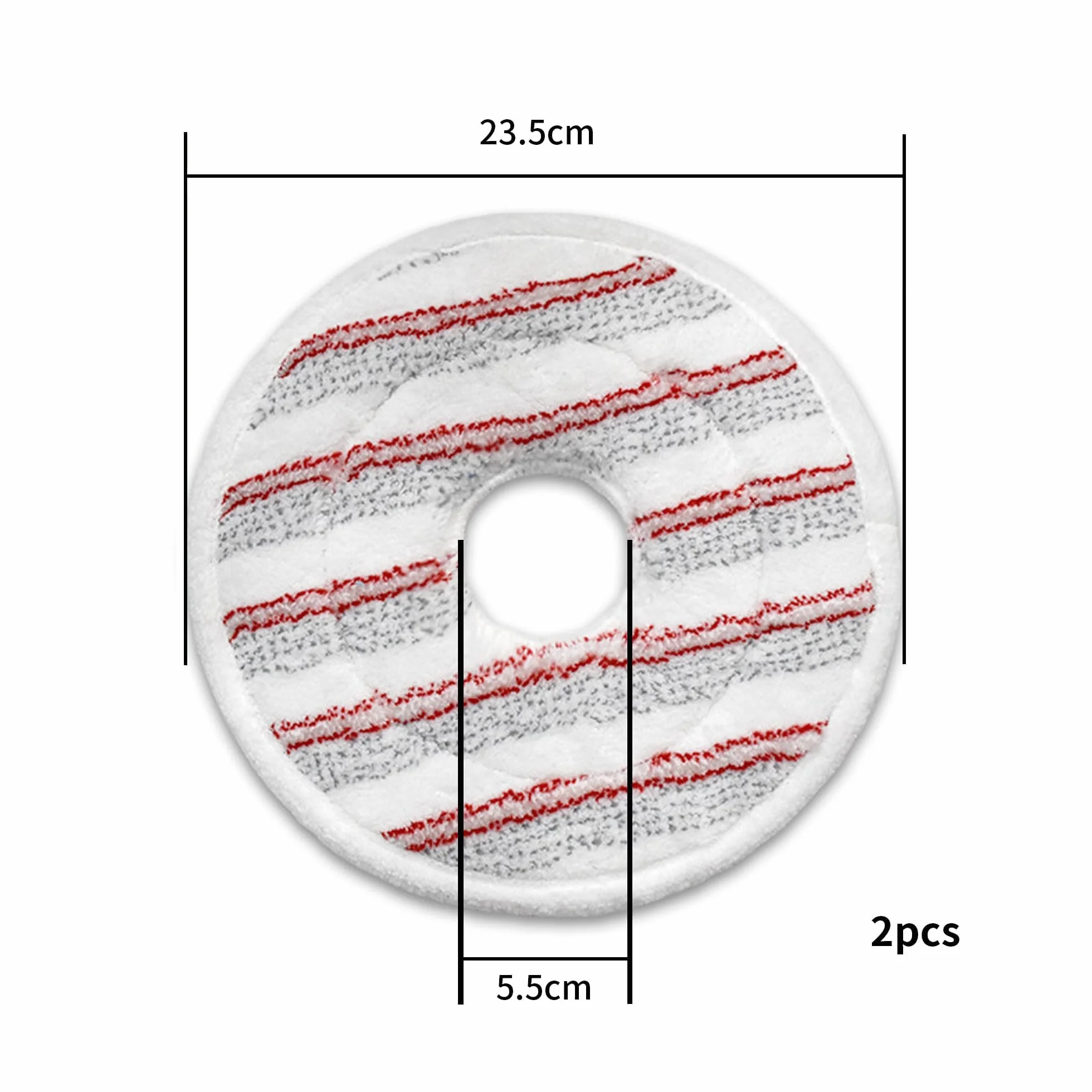 Vileda Serpilliere de Remplacement en Microfibres pour Spin and Clean Mop, 2 Pieces