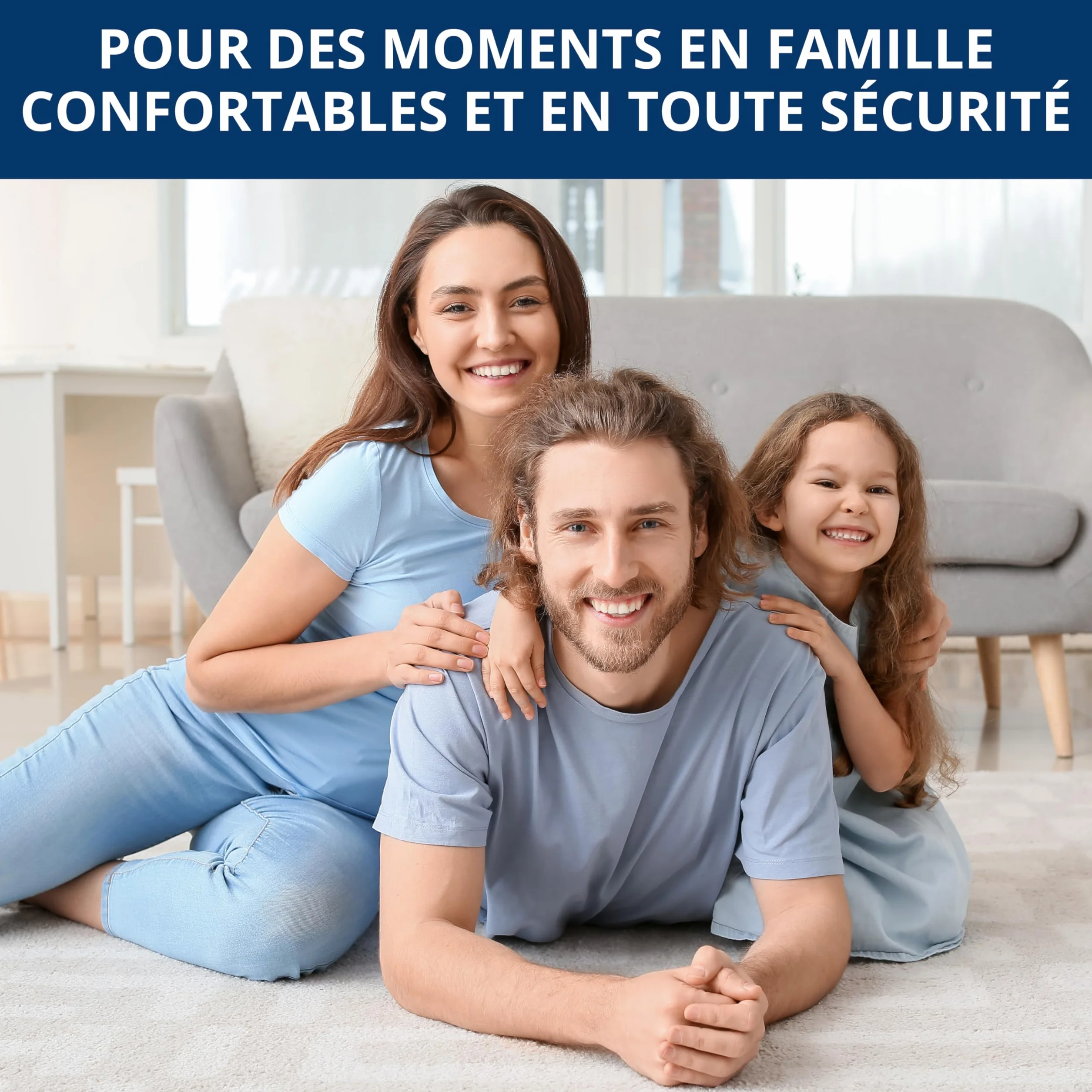 Sous-Tapis Antidérapant Maintien Extra Fort sans Colle Découpable pour Parquet Carrelage Stratifié Lavable Réutilisable