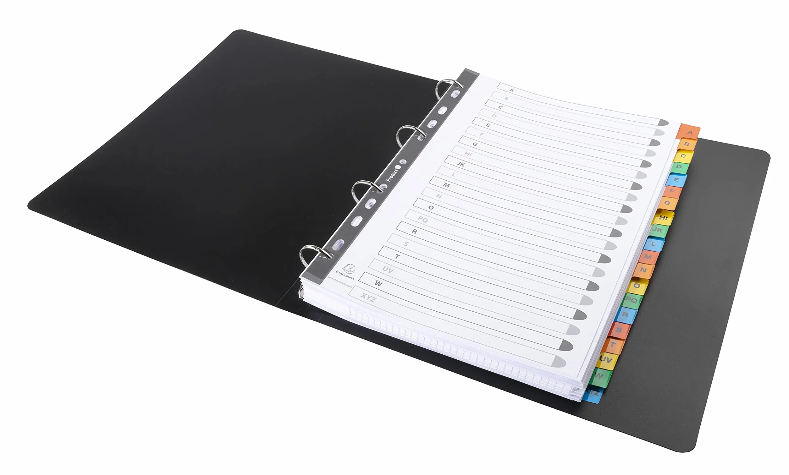 EXACOMPTA Jeu d'intercalaire alphabétique A4 20 positions en carte 170g onglets Mylar®