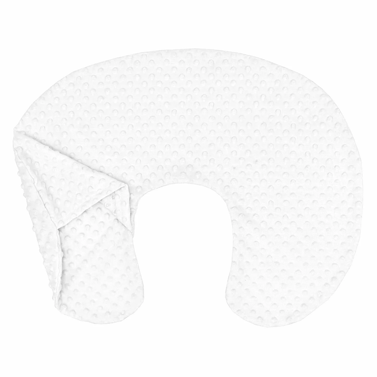 Housse de Coussin d'Allaitement pour Bébé en Forme de U, Nettoyable, Blanc
