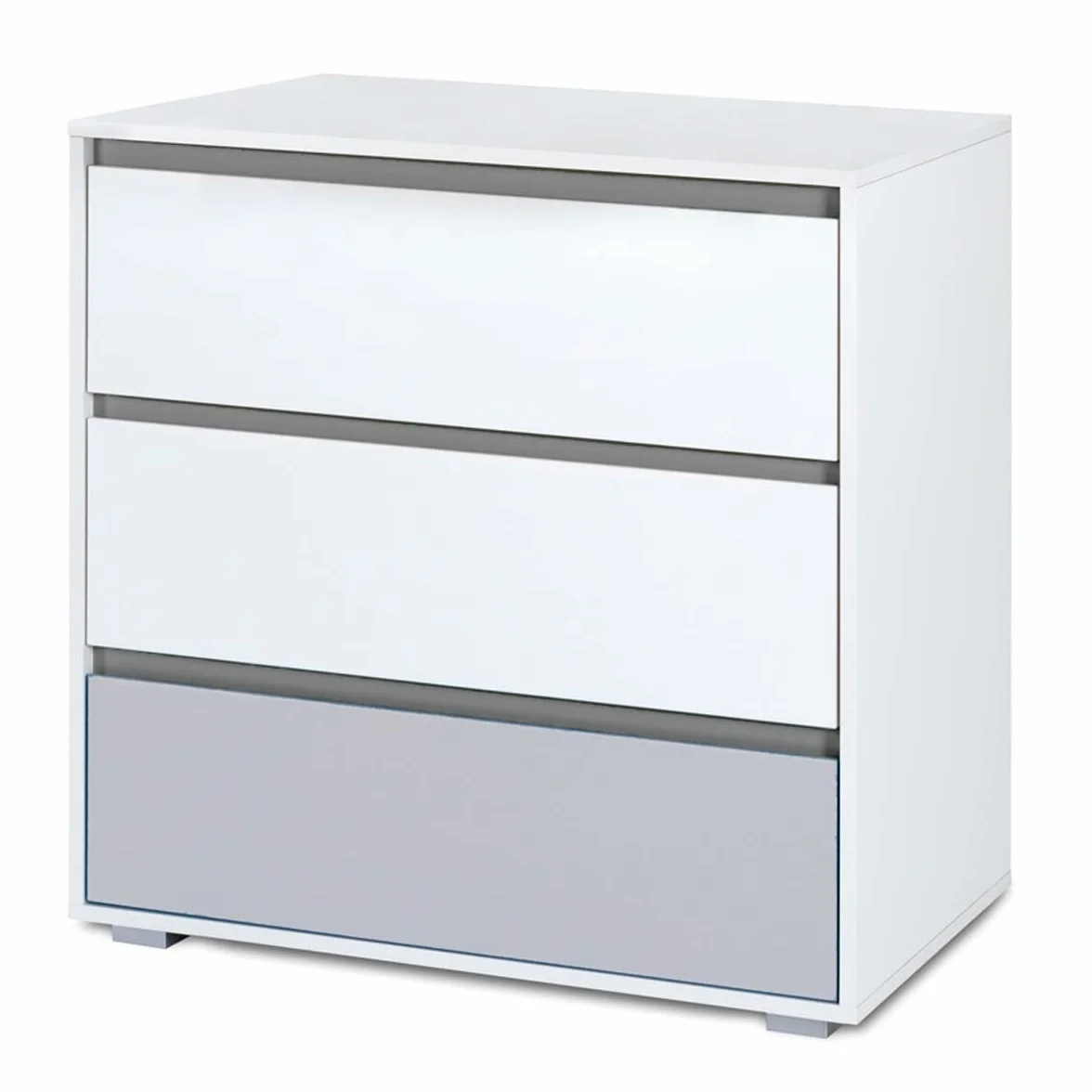 Mon Mobilier Design Dalia Ensemble Commode à Langer Lit Bébé Évolutif Blanc 120x60