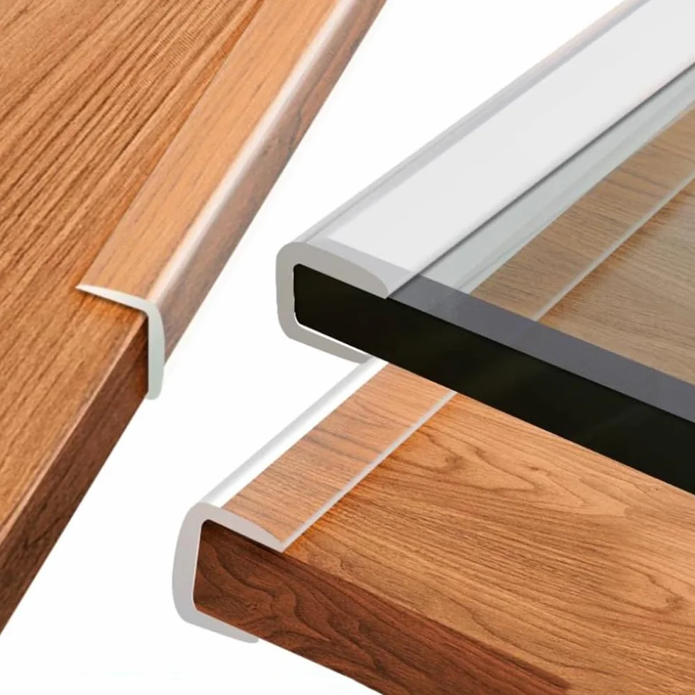 Bandes D'étanchéité Transparentes En Forme De U 3m Pour Tables En Verre