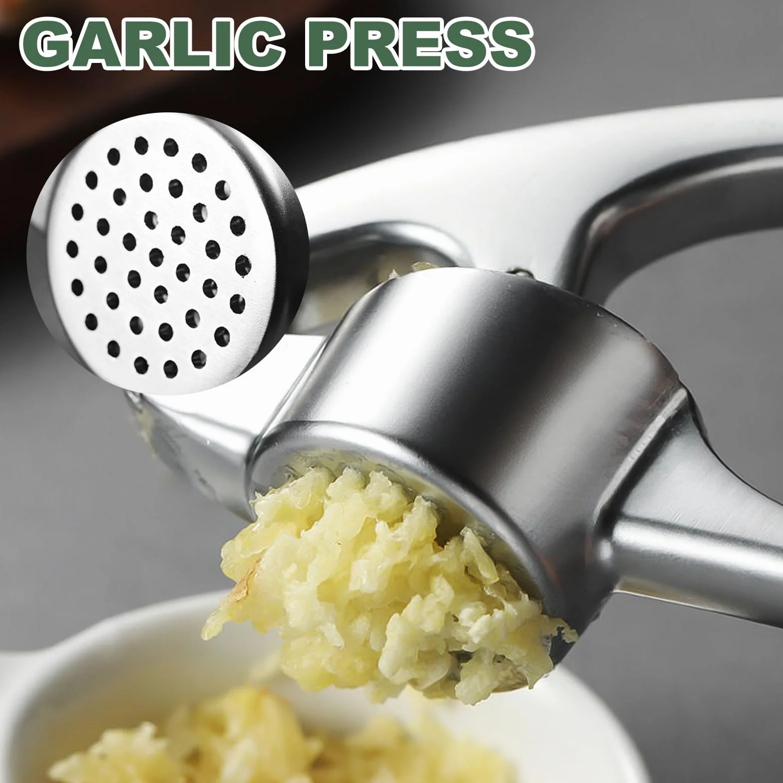 Presse-ail de cuisine professionnelle Acier Inoxydable Concasseur d'ail