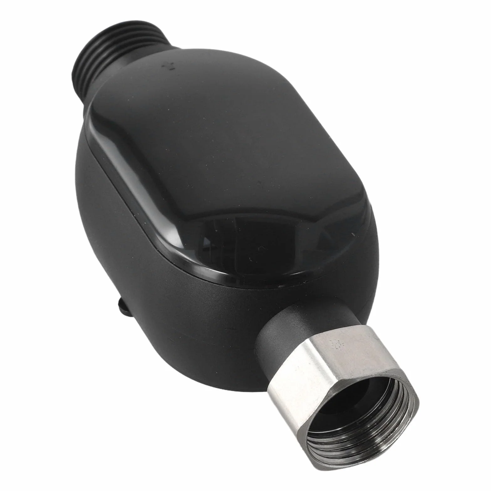 Thermomètre de douche numérique LED KiraKira, capteur étanche 0-99°C, interface 1/2", noir