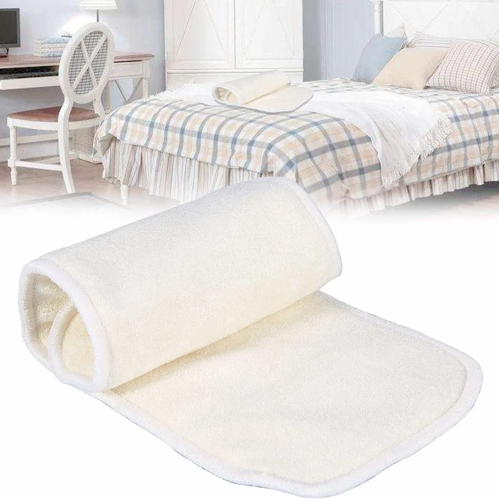 Doublure de couche en tissu réutilisable 4 couches lavable pour adultes