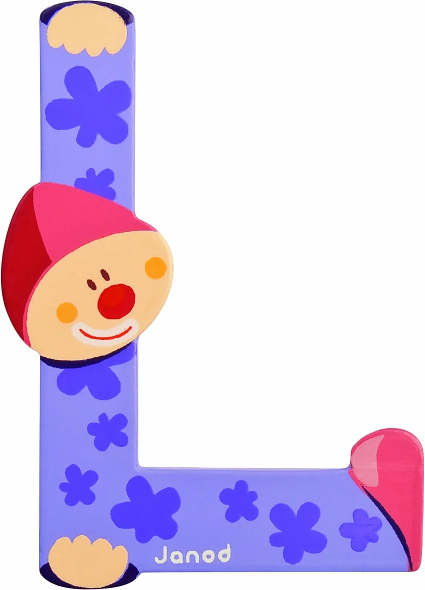 Janod J04553 Clown Letter L Assorted