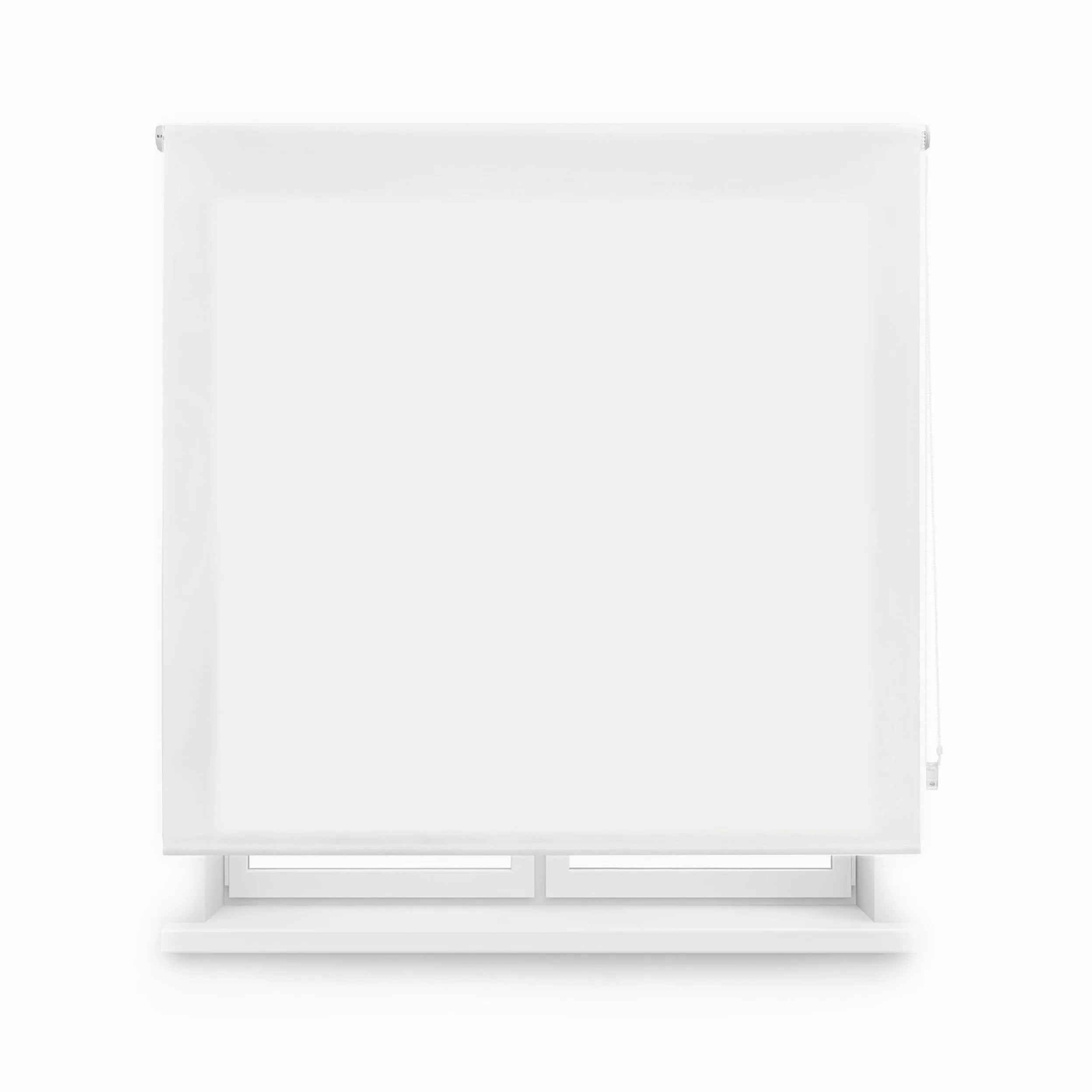 Blindecor Store Enrouleur translucide sur Mesure Store Enrouleur sur Mesure Blanc cassé 125 x 250 cm Dimensions du Tissu 122 x 245 cm