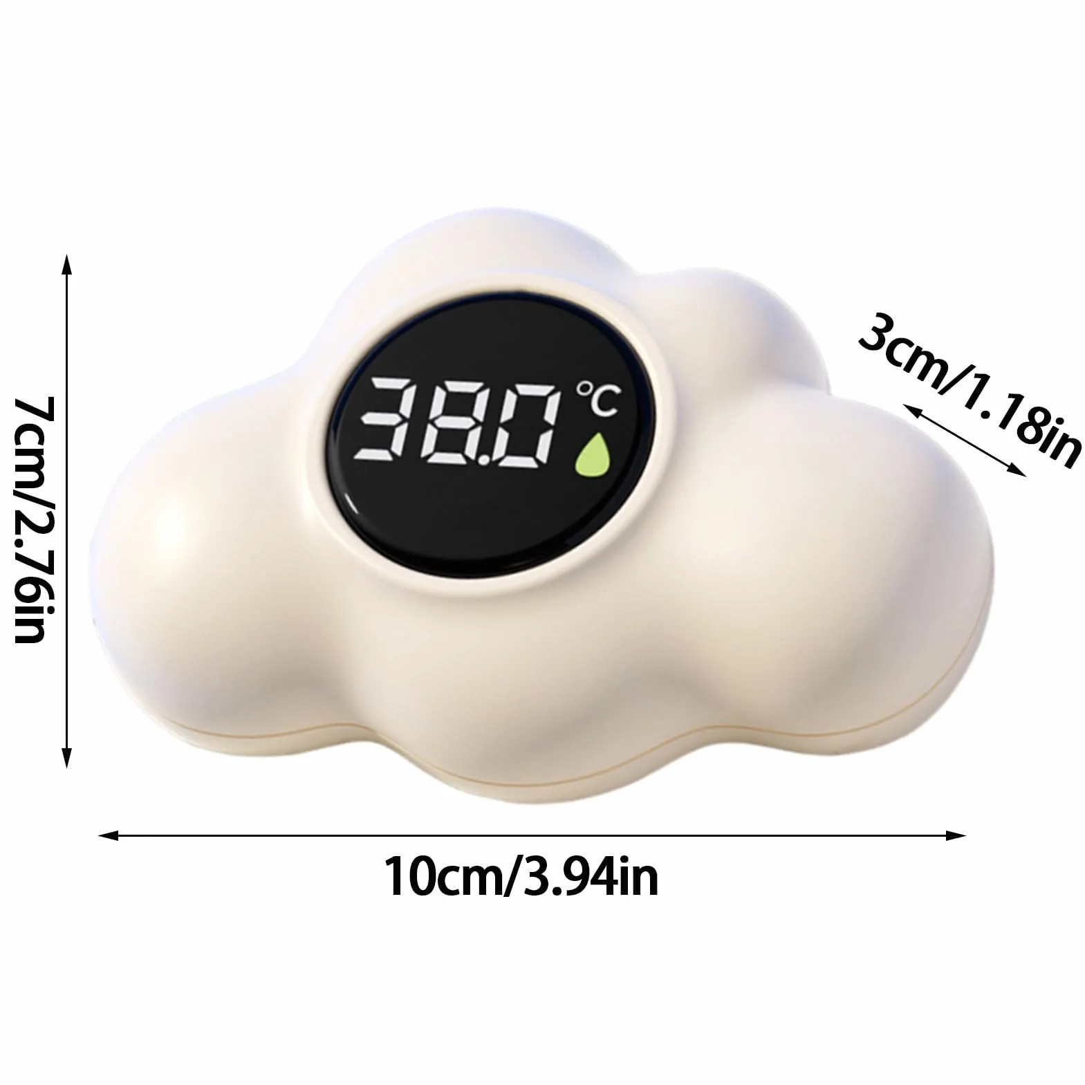 Thermomètre de Bain Bébé Numérique Flottant avec Affichage LED