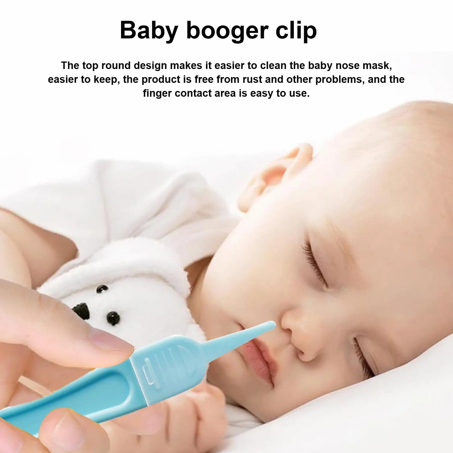 Pincettes de nez pour bébés, nettoyant nasal portable et sûr