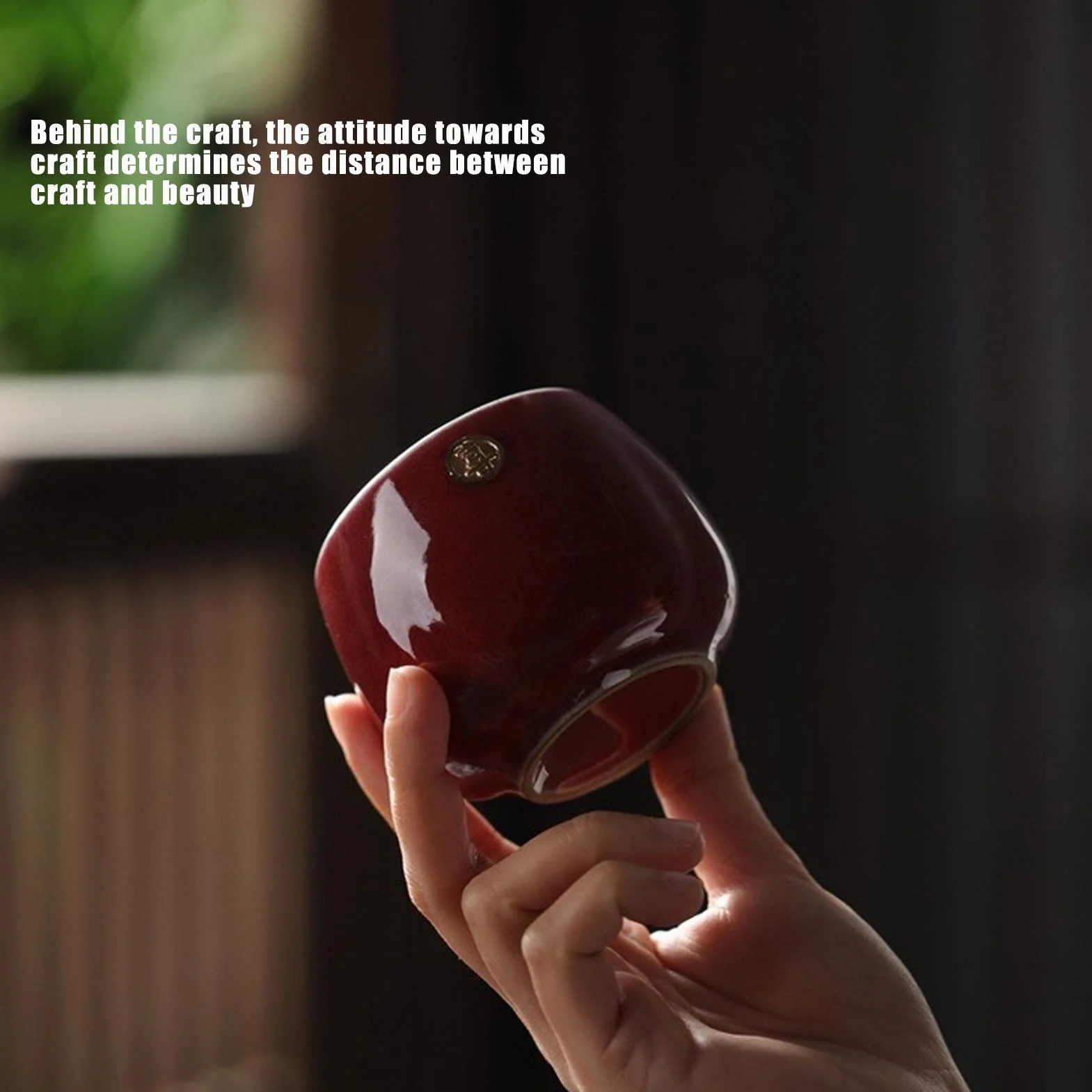 Tasses à thé japonaises en céramique Design, lot de 4 théières en céramique de style japonais Zen, cadeau artisanal traditionnel, pour le bureau à domicile(coloré)