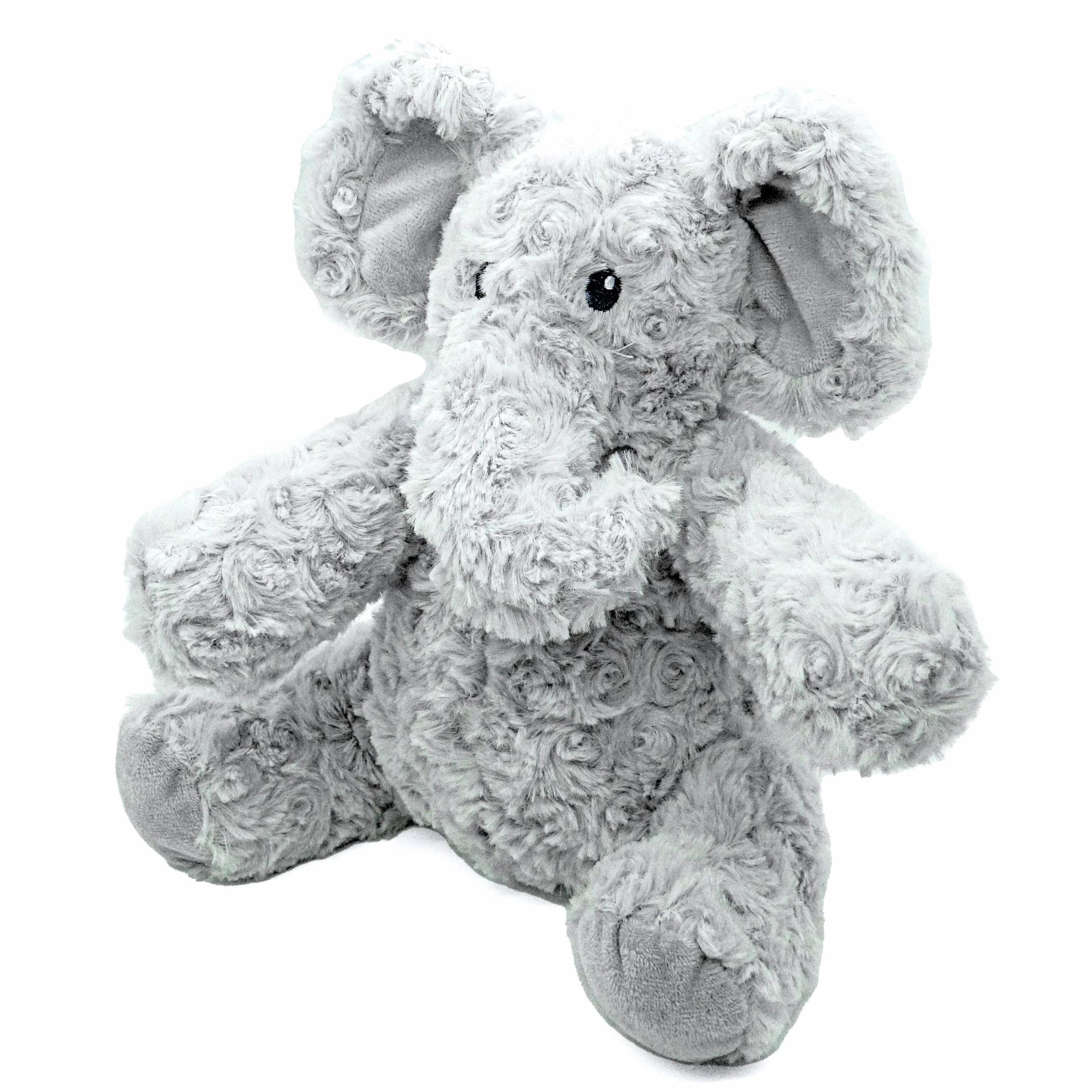 Bouillotte Micro-Onde Peluche 23 cm Éléphant pour Bébé Coliques