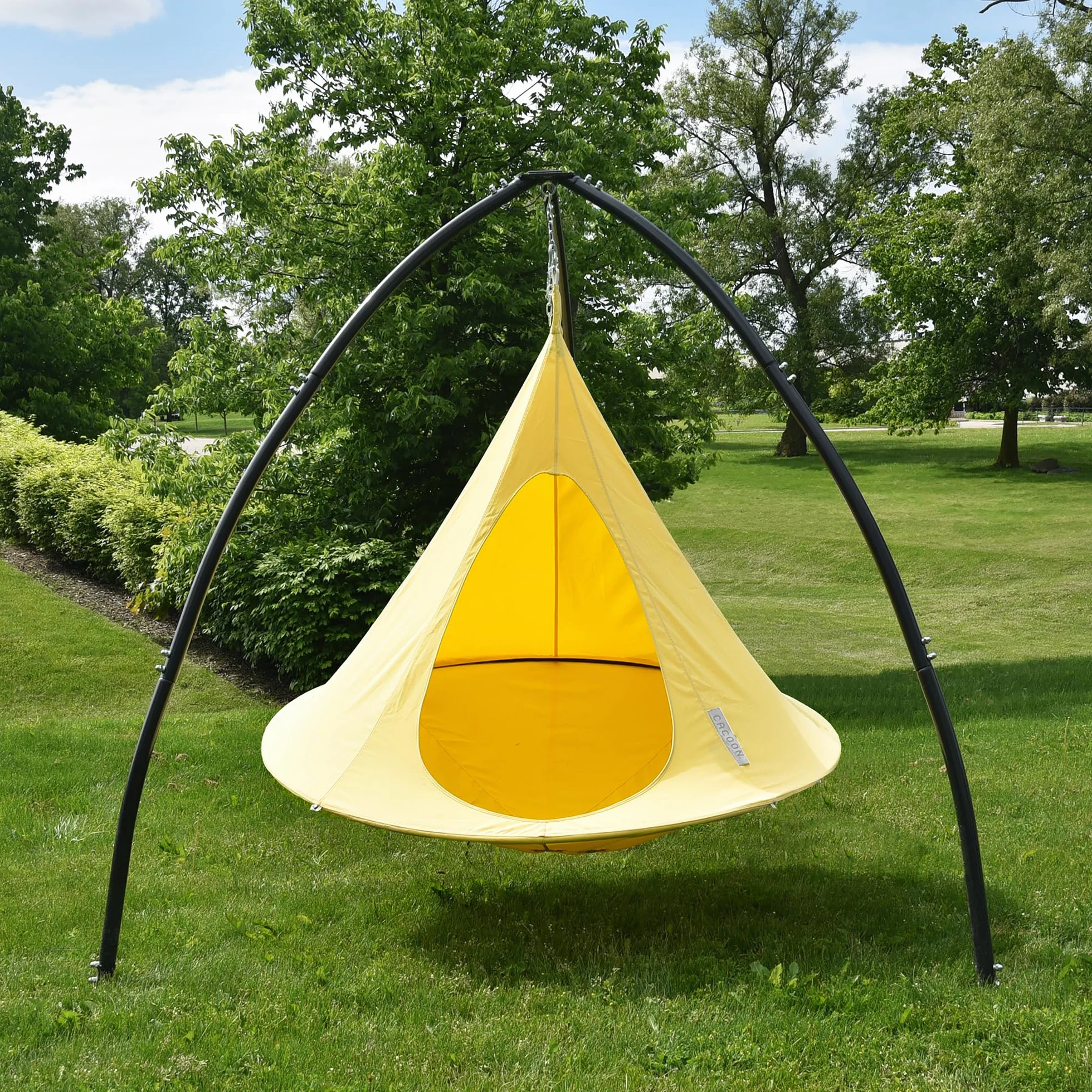 Vivere Tripod Hanging Chair Stand 102x102x101 Charbon