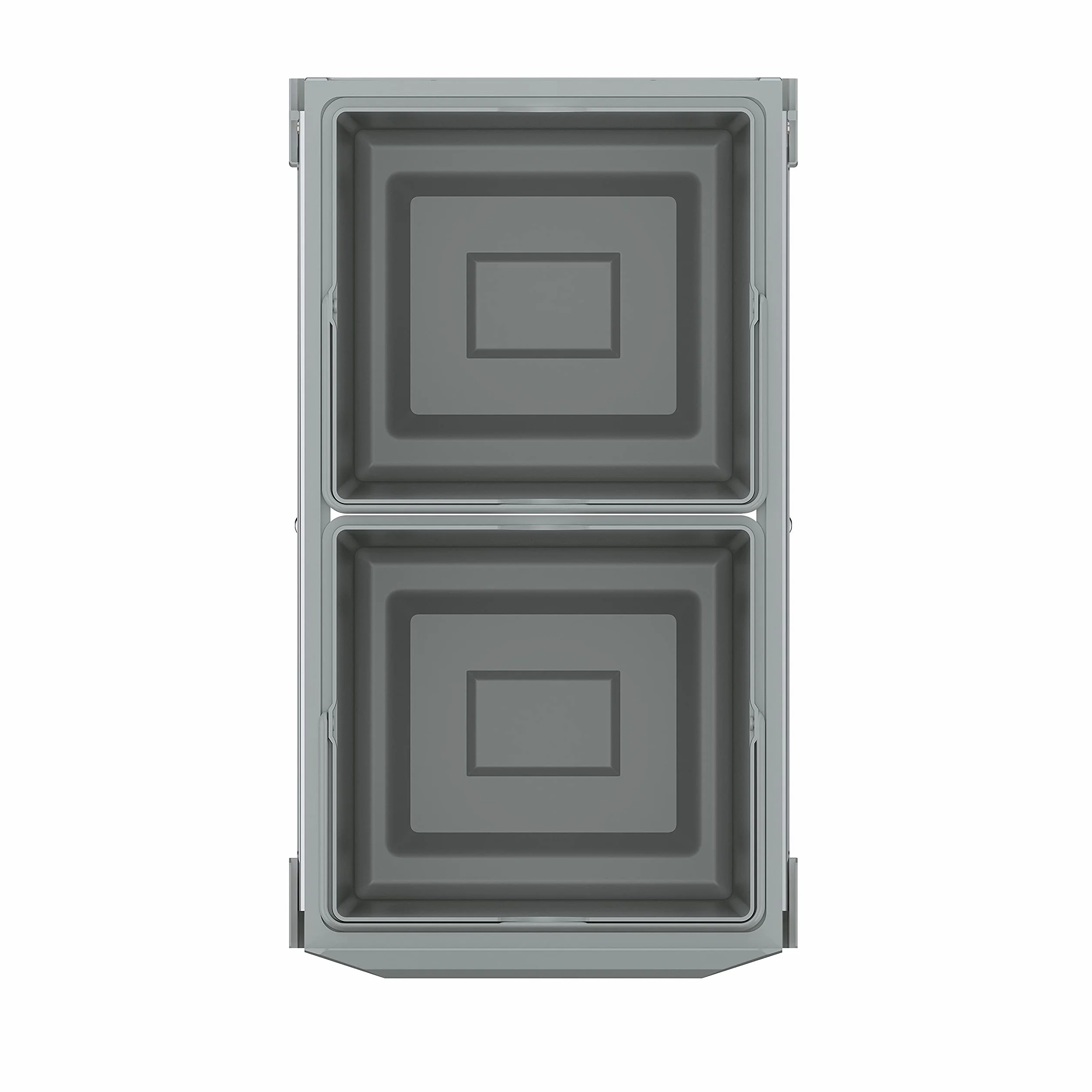GROHE Blue Poubelle de Cuisine Tri sélectif Double Compartiment 2X15L Gris