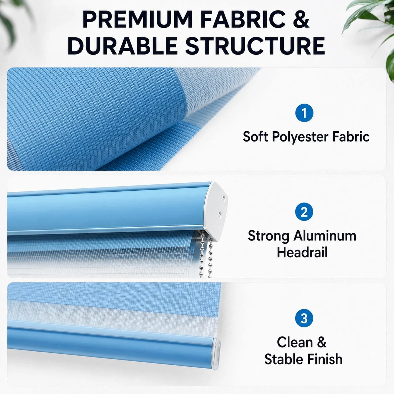 Store Enrouleur Jour Nuit Double Tissu Zébré, Protection Solaire, Blanc | Store Enrouleur Jour Nuit Zébré Double Tissu, Rideau Occultant Protection Solaire pour Fenêtre(Beige,W 40 x H 150 cm)