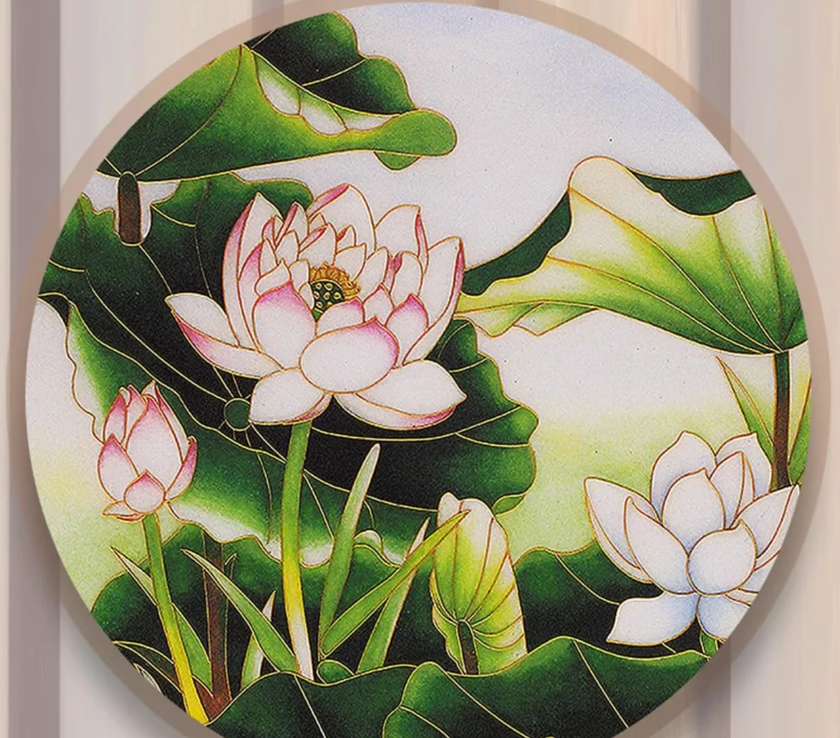Peinture cloisonnée en émail TANZEQI Lotus Kit de bricolage pour débutant