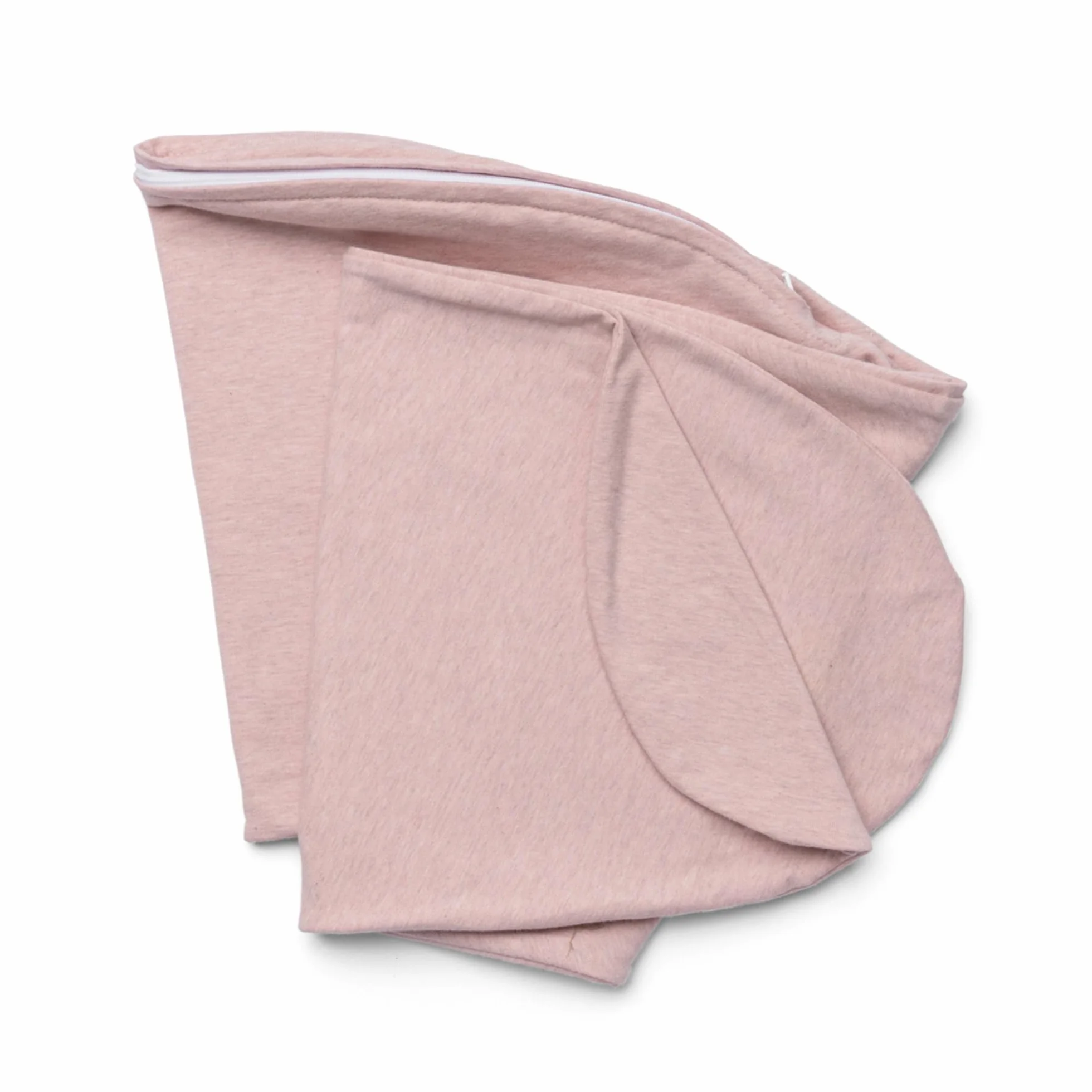 Doomoo Housse de Coussin de Grossesse et d'allaitement Buddy - Tissu Ultra Doux Bio Oeko-tex Extensible Chiné Pink