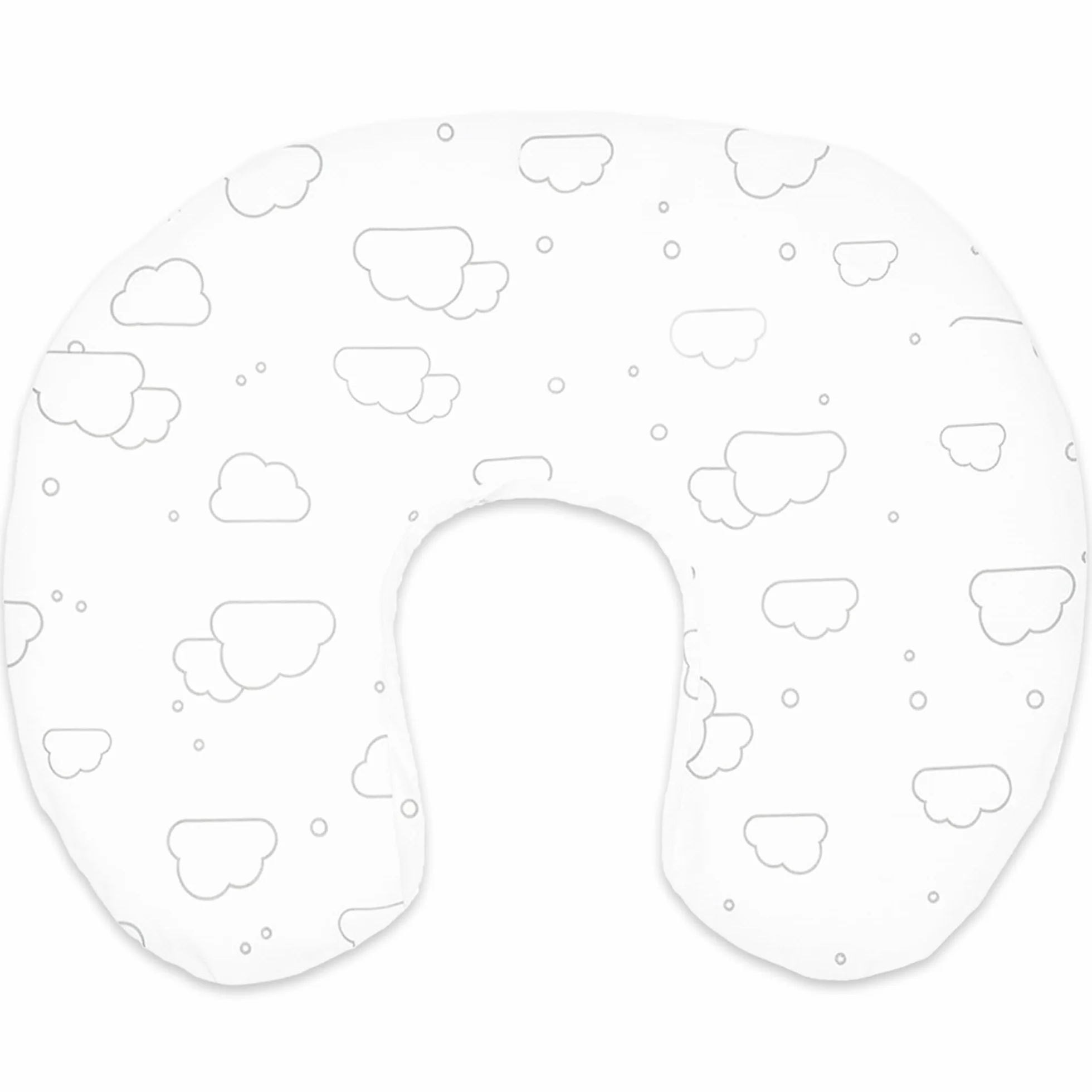 Housse de Coussin pour Allaitement 100% Coton Fermeture Discrète